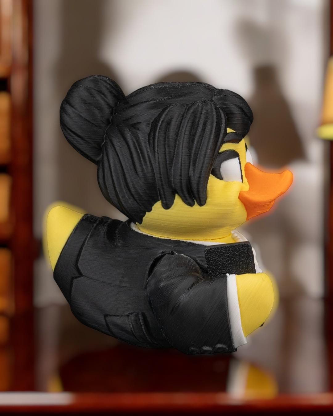 The Godfeather – 3D Printed Duck Figurine | Funny Articulated Collectible | Customizable Desk Decor Gift