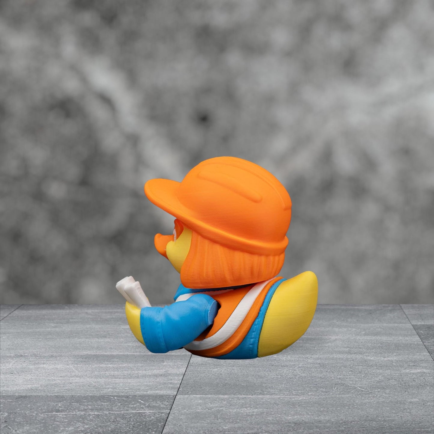 Duckgineer – 3D Printed Articulated Duck Figurine | Funny Collectible Gift | Male & Female Custom Desk Decor