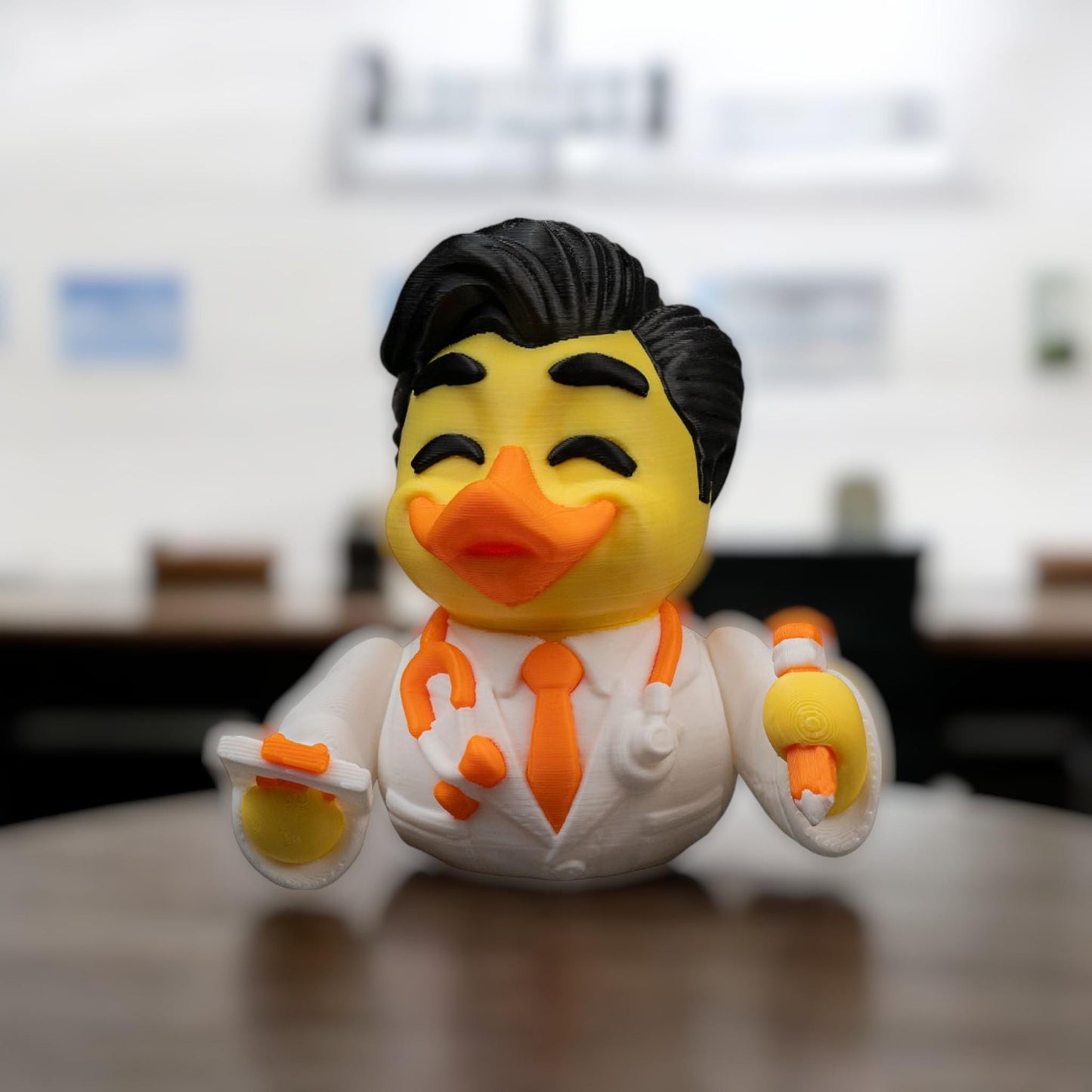Ducktor 3D Printed Articulated Duck Figurine | Funny Collectible for Jeep Owners | Duck Lovers | Male & Female