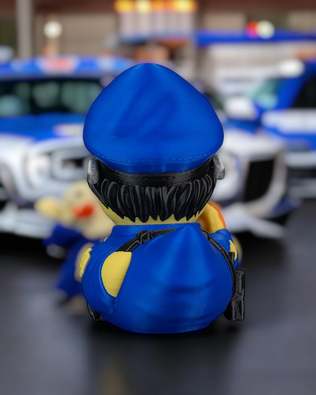 Quop 3D Printed Articulated Duck Figurine | Funny Collectible for Jeep Owners | Duck Lovers | Law Enforcement Gift