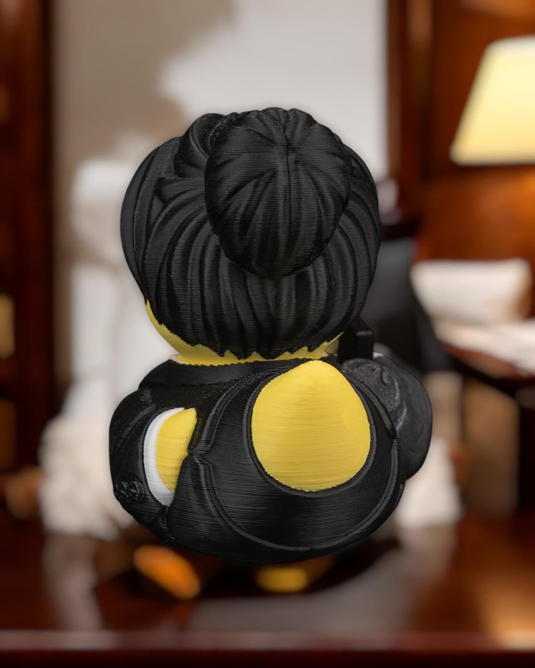 The Godfeather – 3D Printed Duck Figurine | Funny Articulated Collectible | Customizable Desk Decor Gift