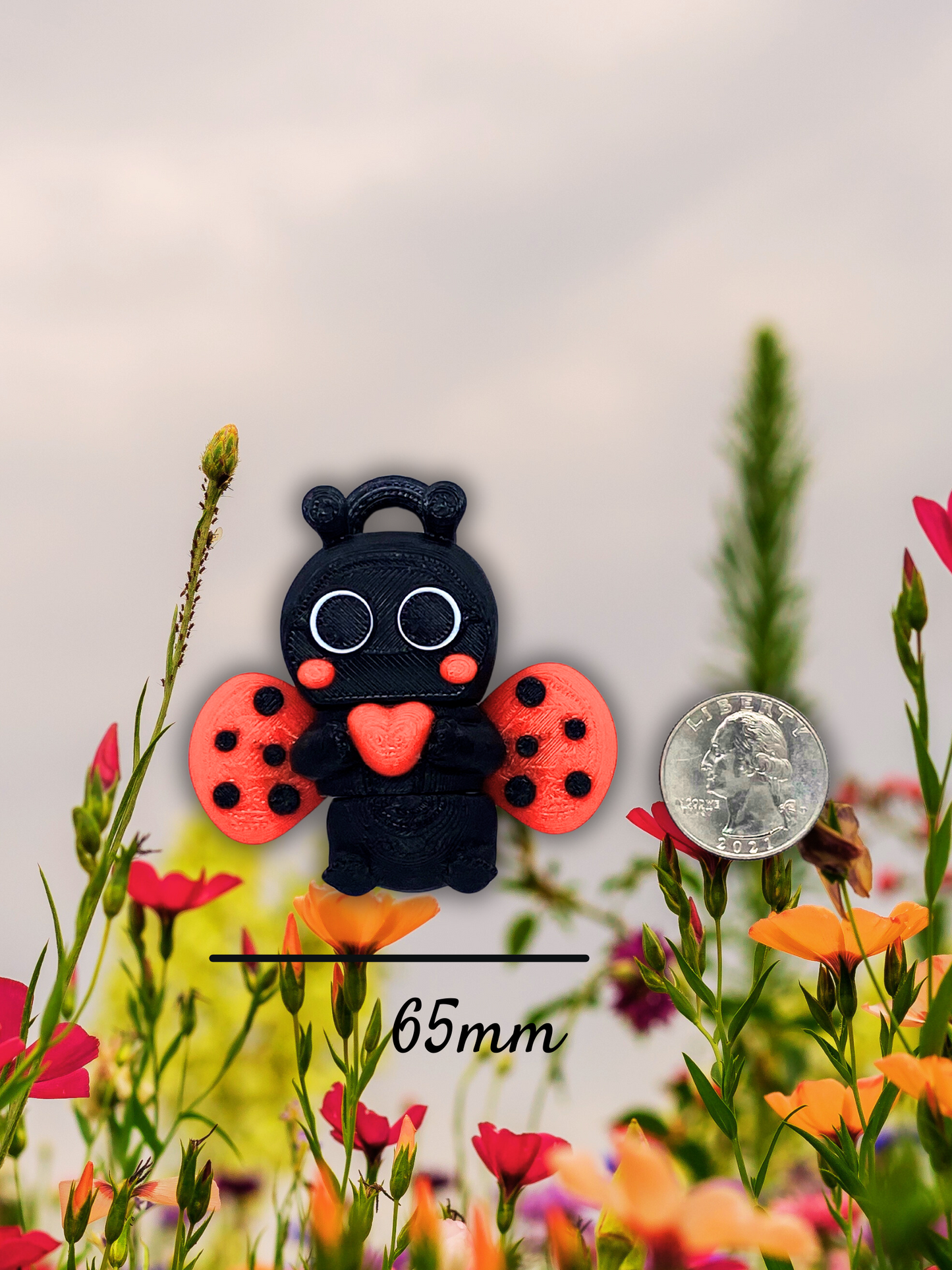 The Love Ladybug Pocket Pal Toy & Keychain