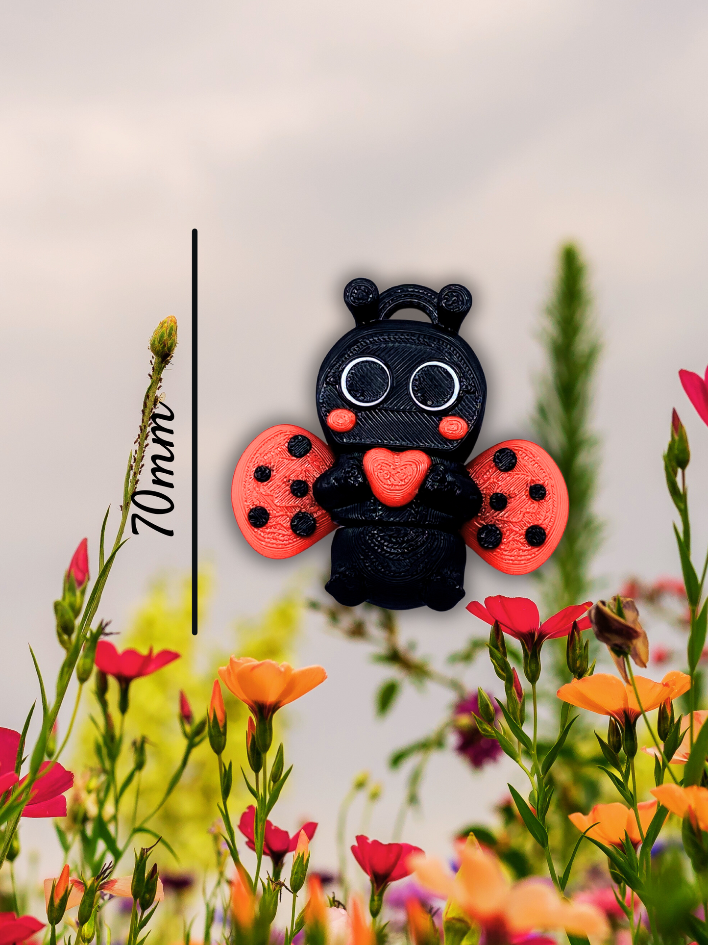 The Love Ladybug Pocket Pal Toy & Keychain