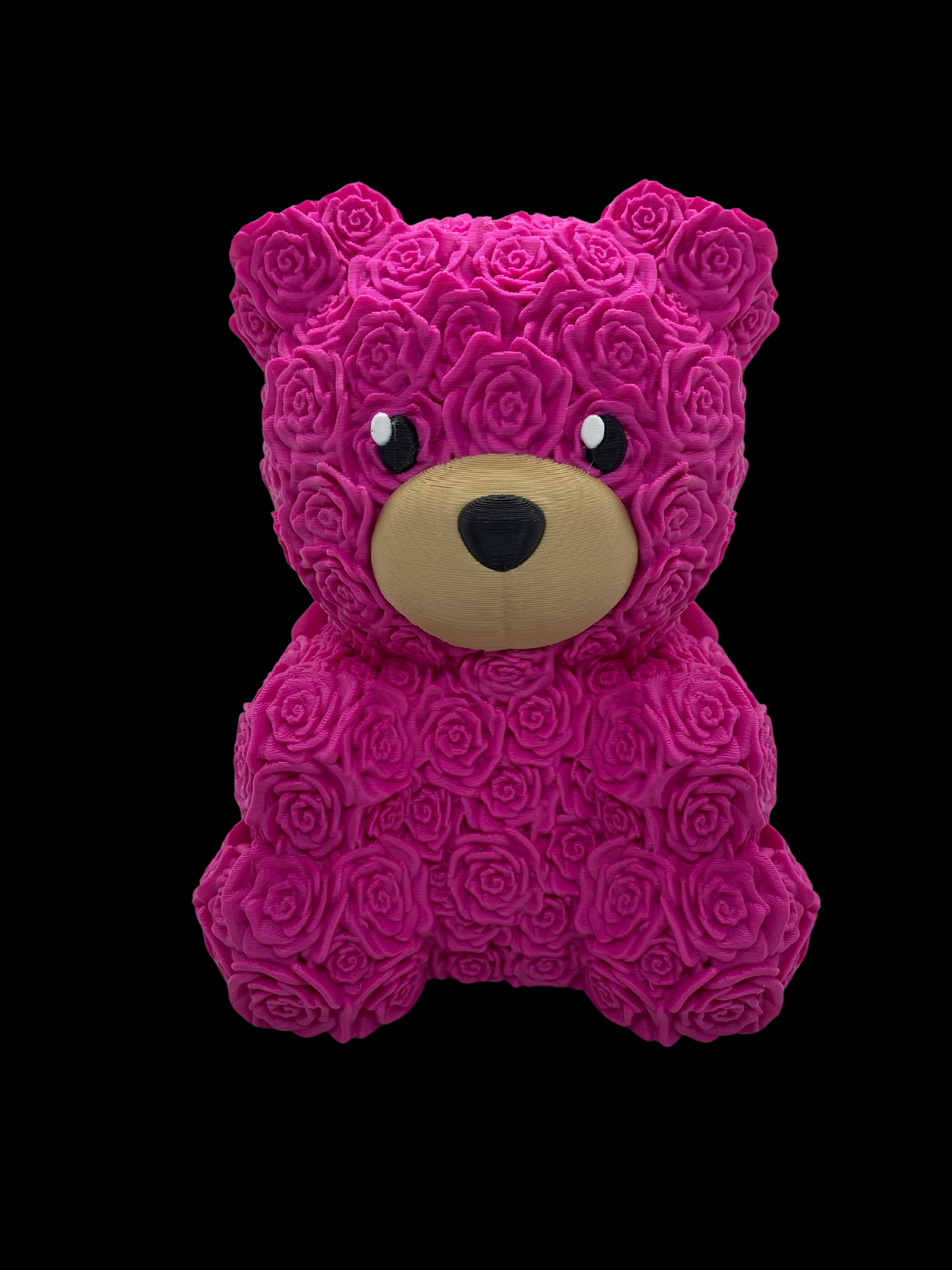 3D Printed Floral Bear Decor