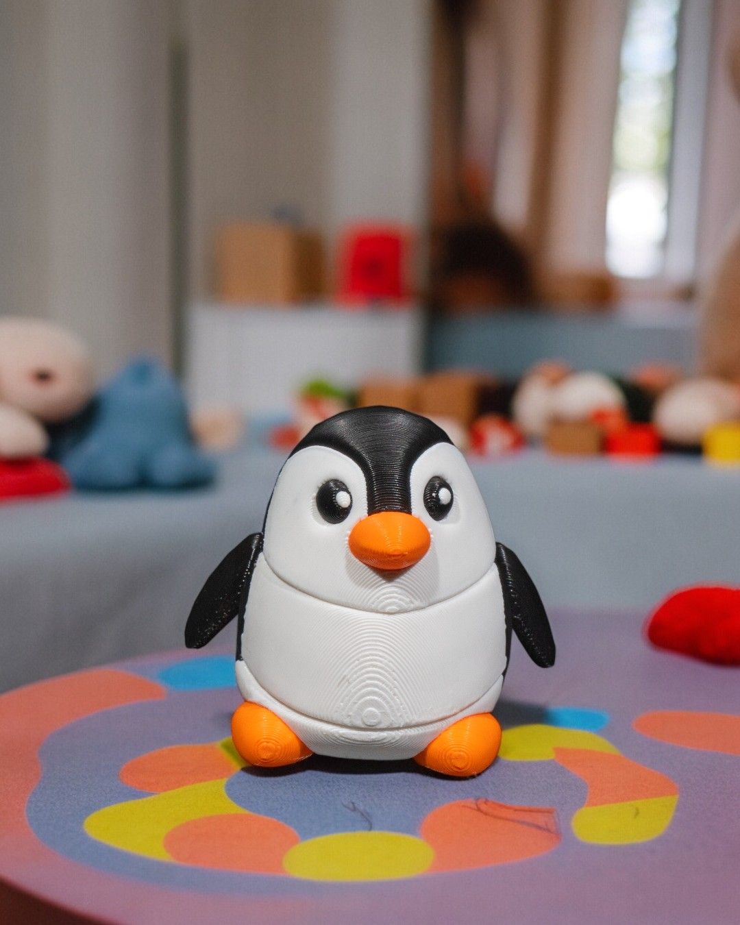 Jouet et porte-clés Chubby Penguin Pocket Pal