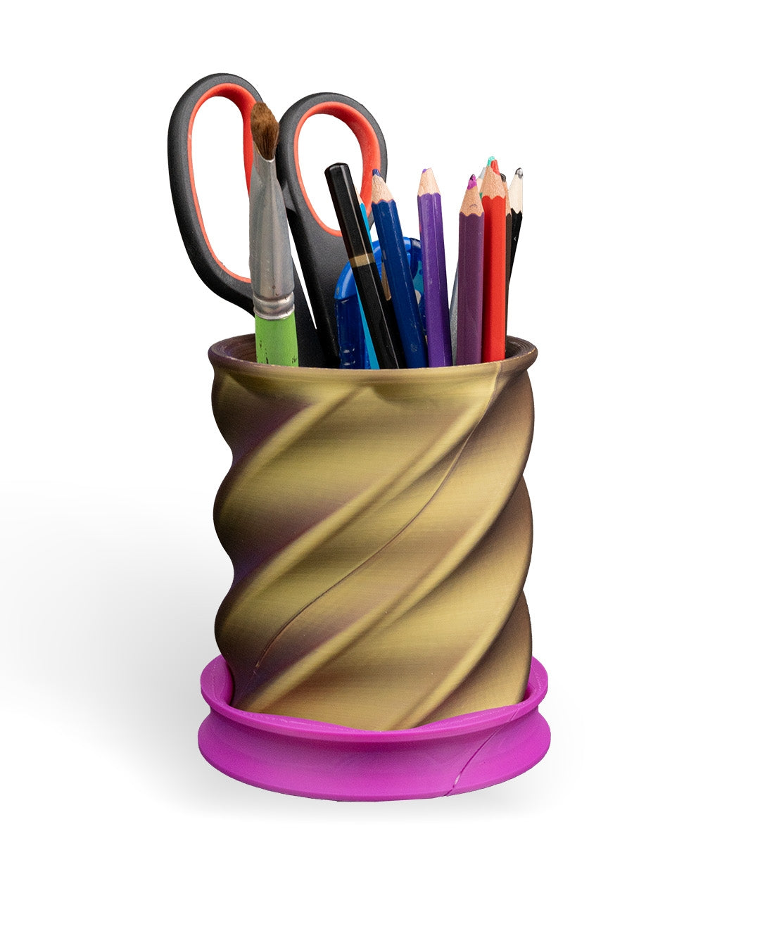 Twisted Cup Pen Holder