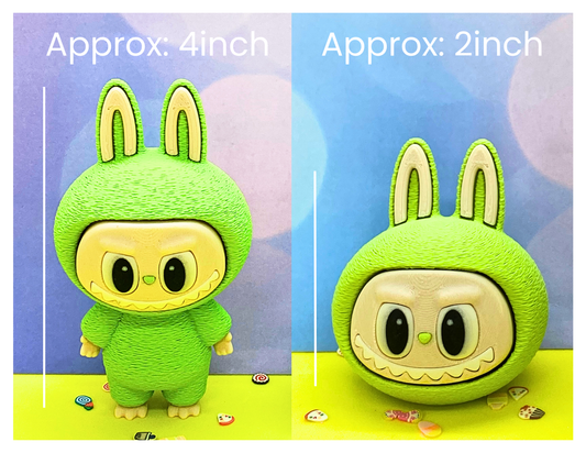 Customizable Labubu Fidget Toy – Articulated Clicker Keychain | Full Body or Head Only | Glow-in-the-Dark Sensory Toy
