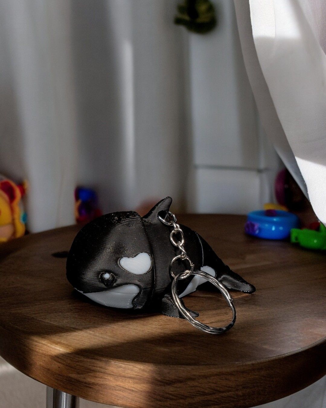 Tiny Orca Pocket Pal Toy & Keychain