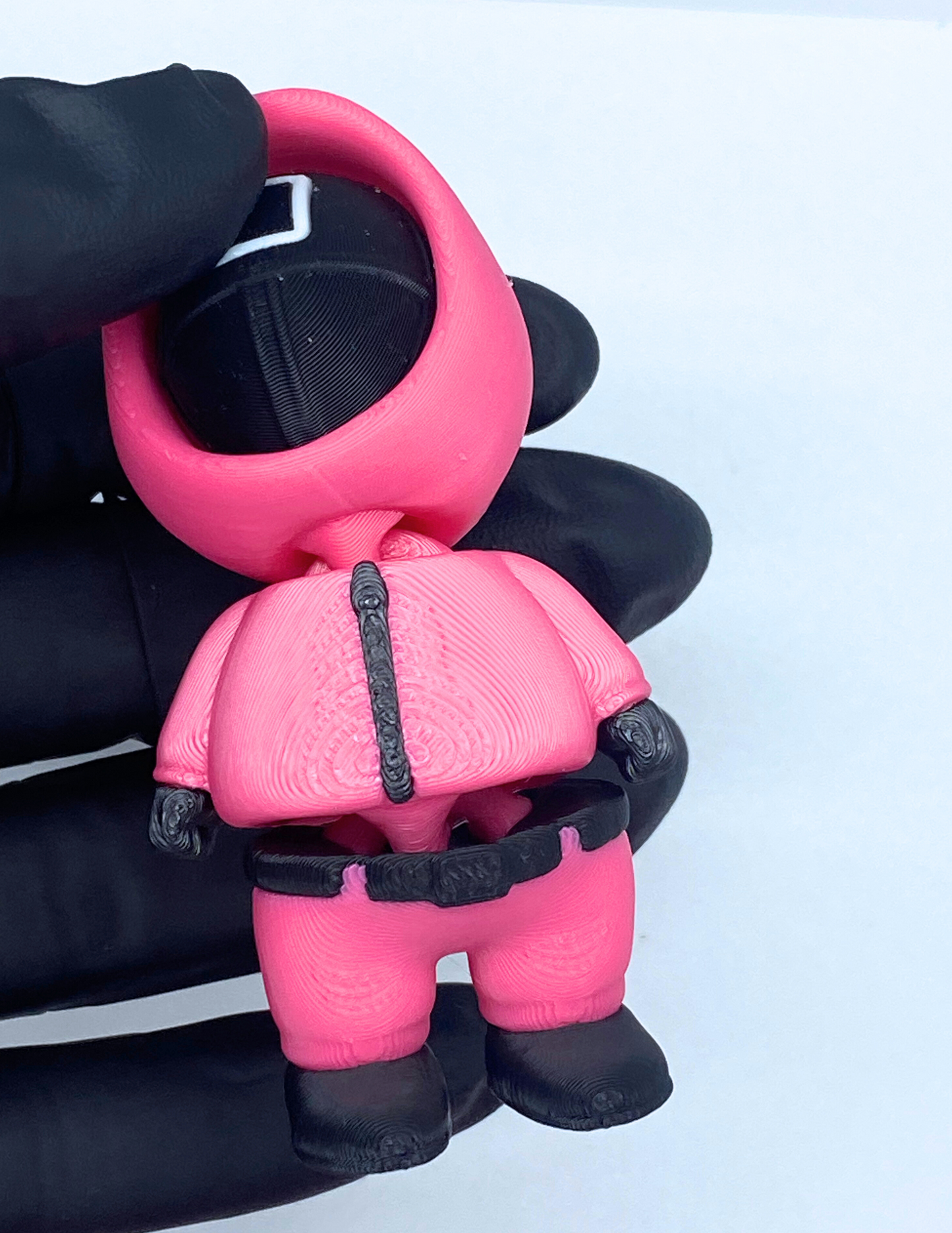 Guardian Clicker Flexi Toy & Keychain – Square, Triangle, or Circle Mask Design