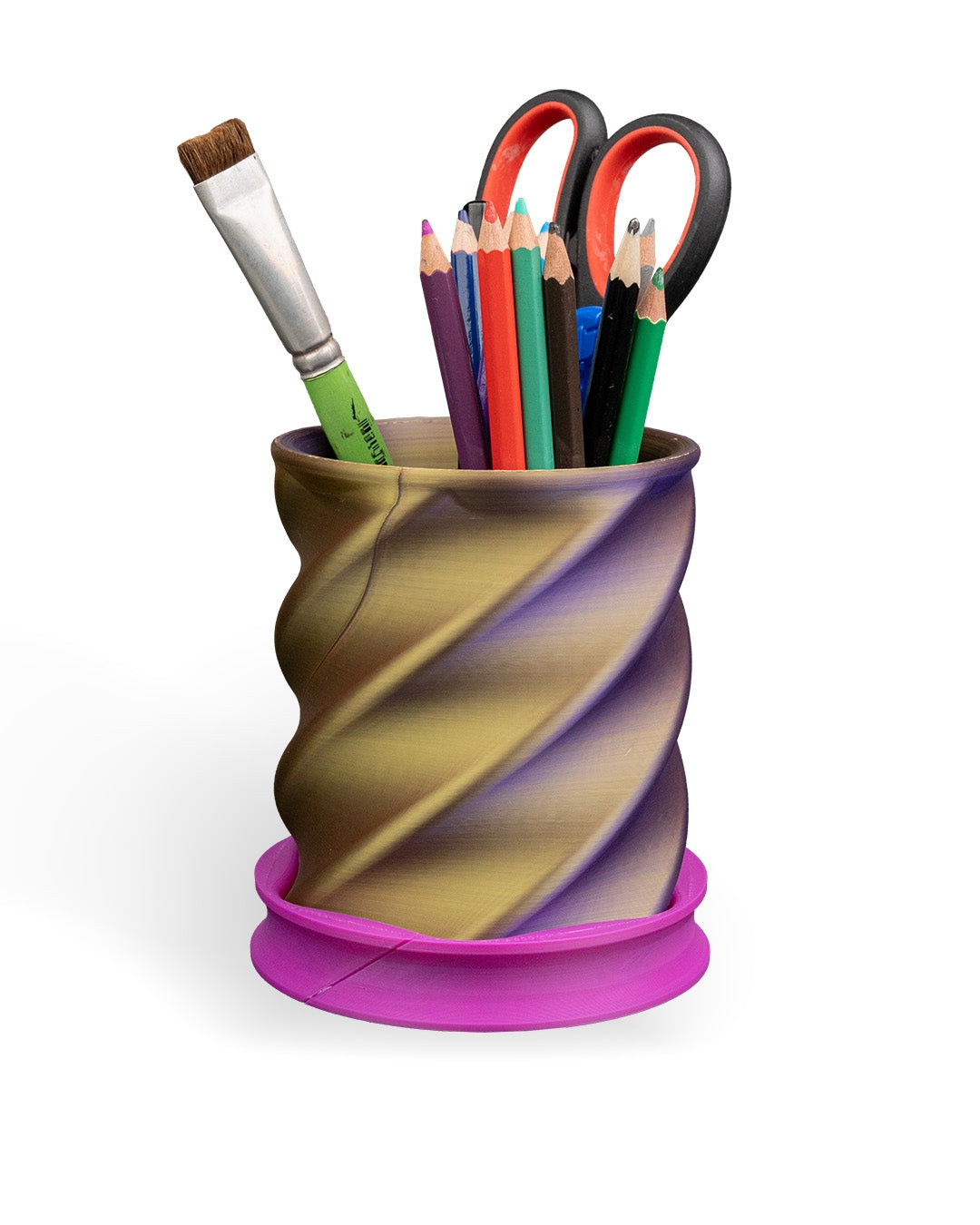 Twisted Cup Pen Holder