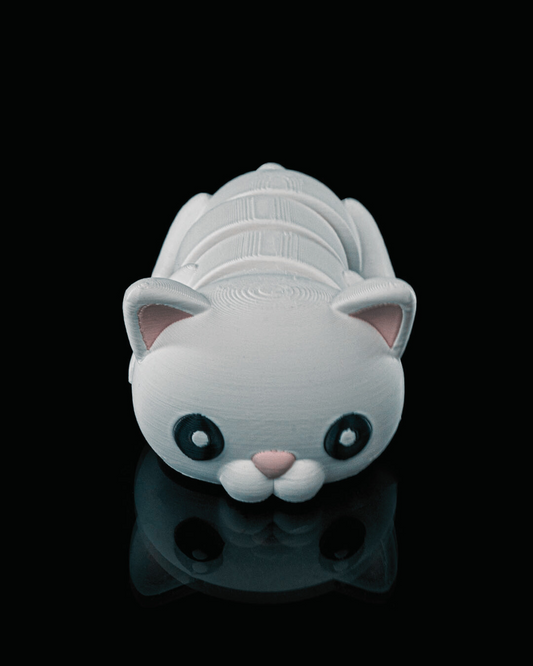 Grey Cat Pocket Pal Toy & Keychain