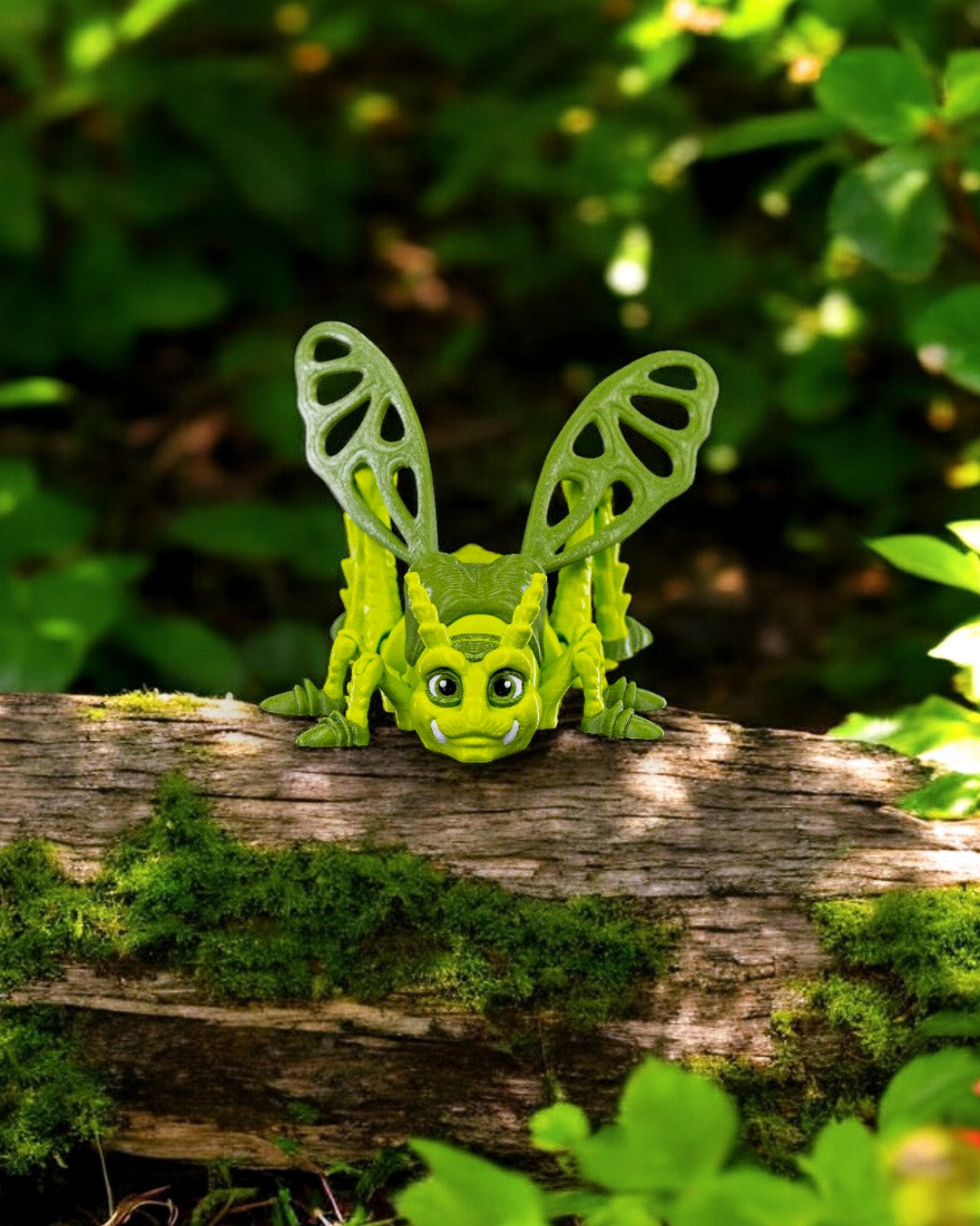 Jimmy Grasshopper – 3D-Printed Articulated Toy Bug