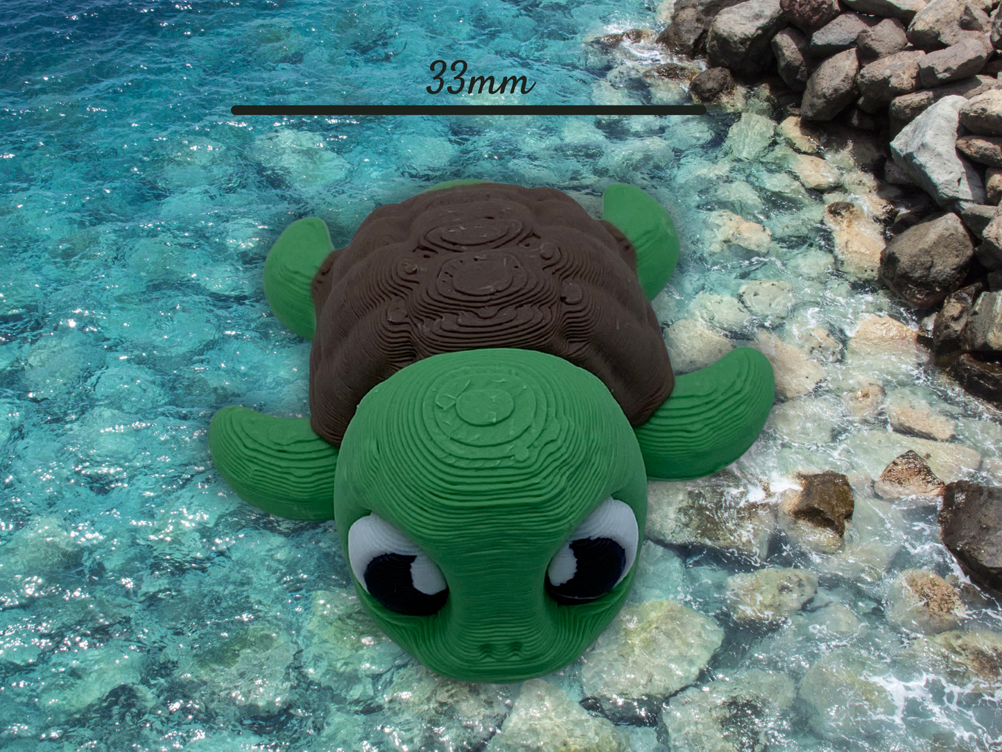 Cute Turtle Pocket Pal Toy & Keychain