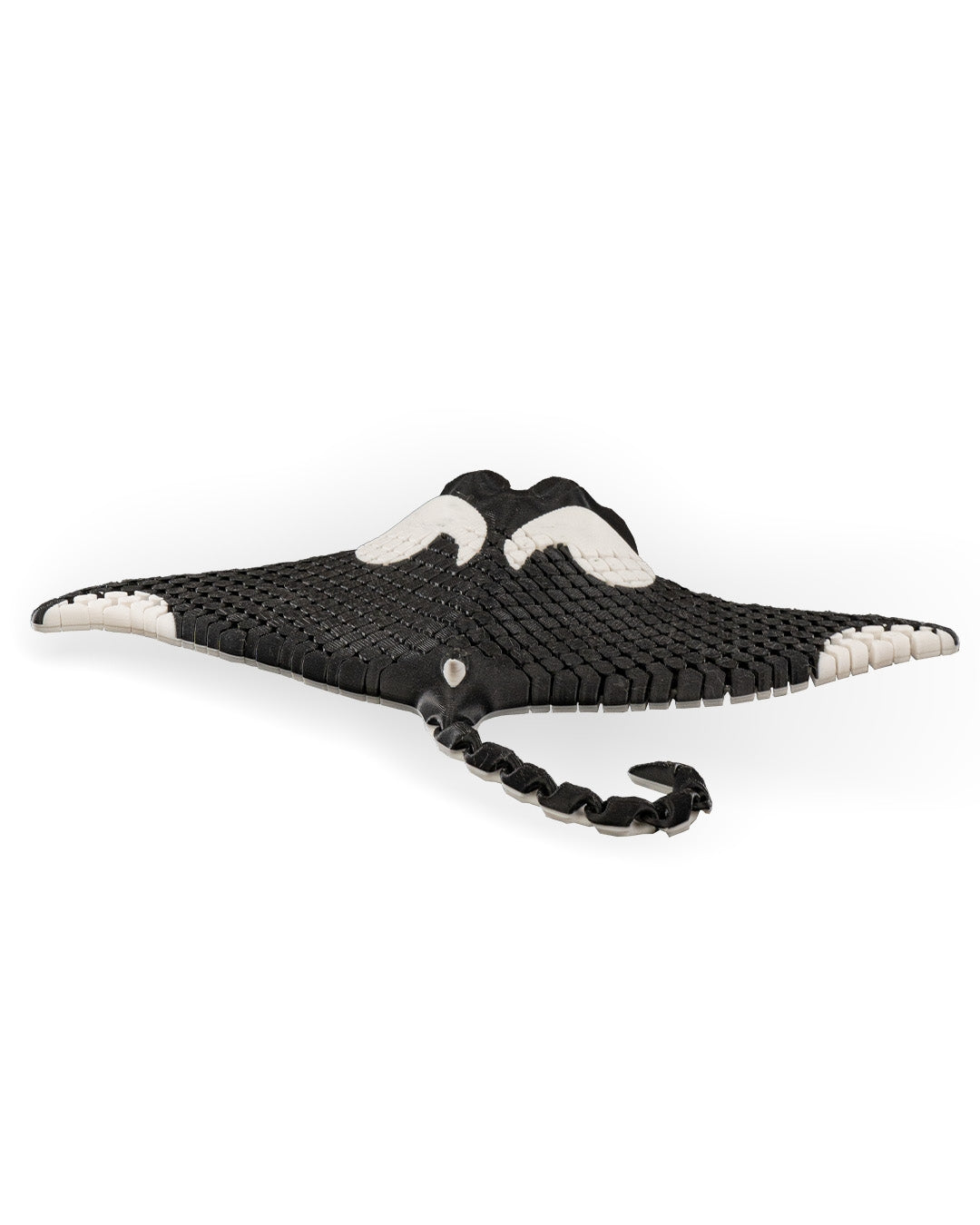 Majestic Manny – 3D Printed Articulated Manta Ray Toy, Flexible Fidget Figure, Ocean Animal Collectible