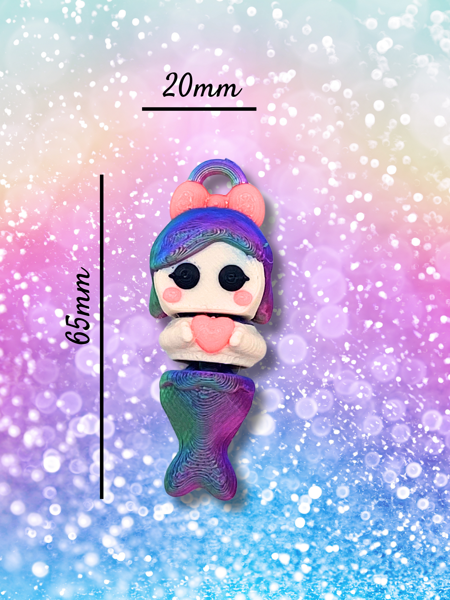 Mermaid Pocket Pal Toy & Keychain