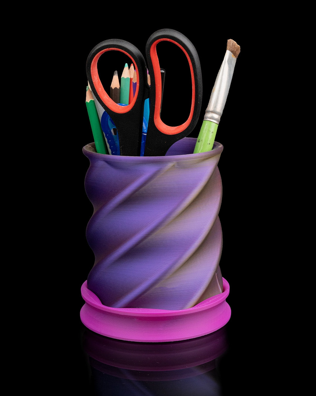 Twisted Cup Pen Holder