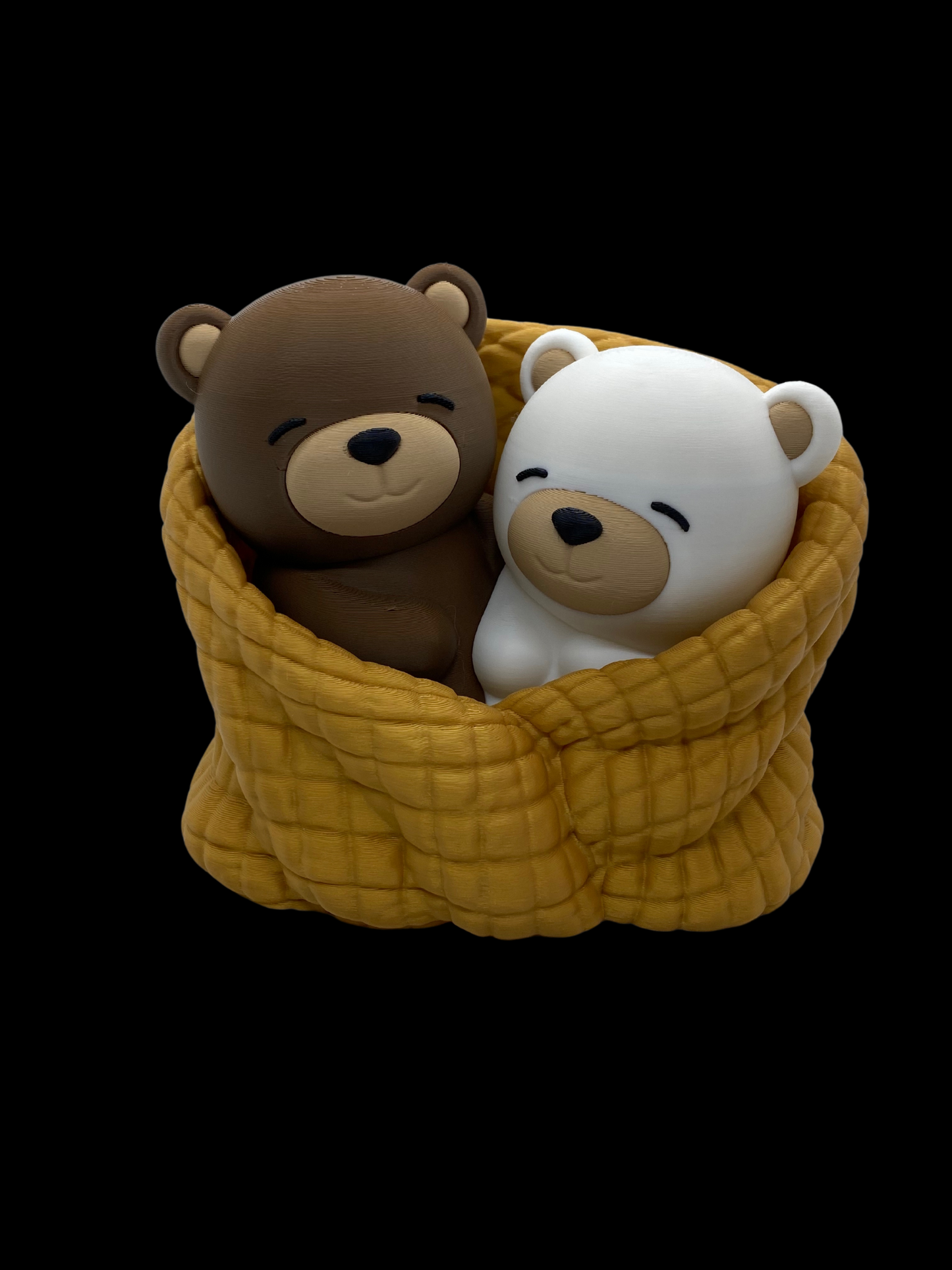 3D Printed Cuddling Bears