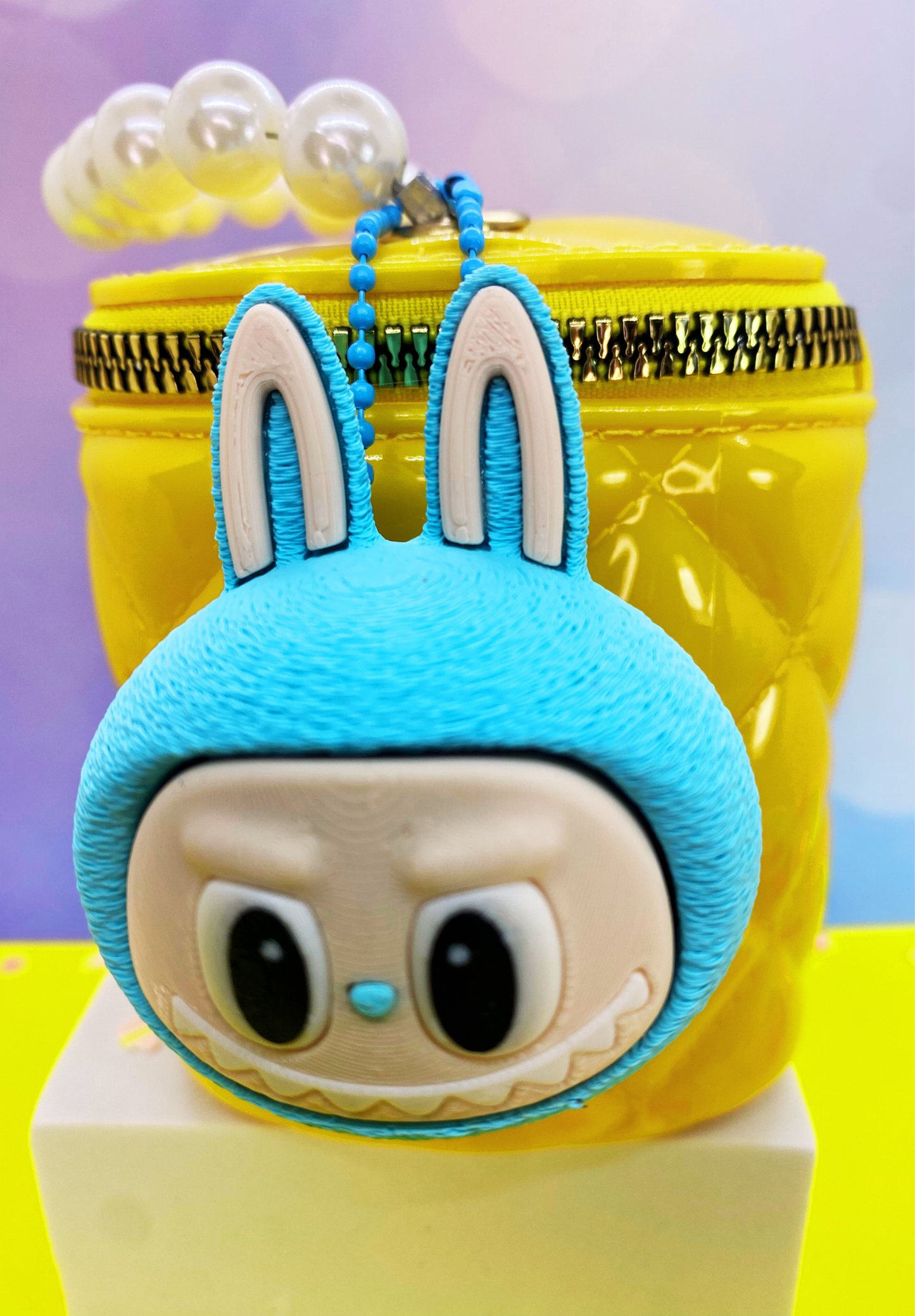 Customizable Labubu Fidget Toy – Articulated Clicker Keychain | Full Body or Head Only | Glow-in-the-Dark Sensory Toy
