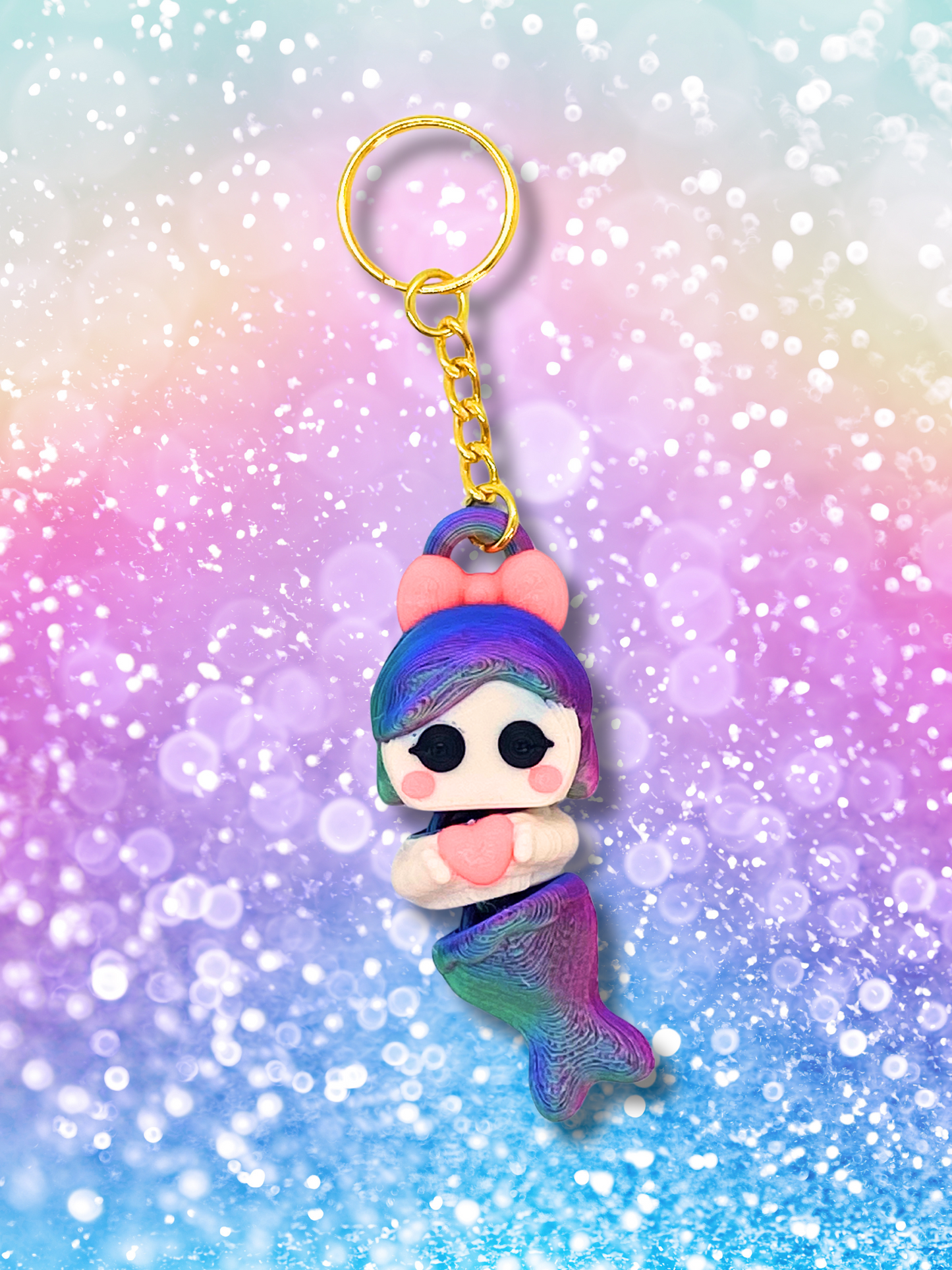 Mermaid Pocket Pal Toy & Keychain