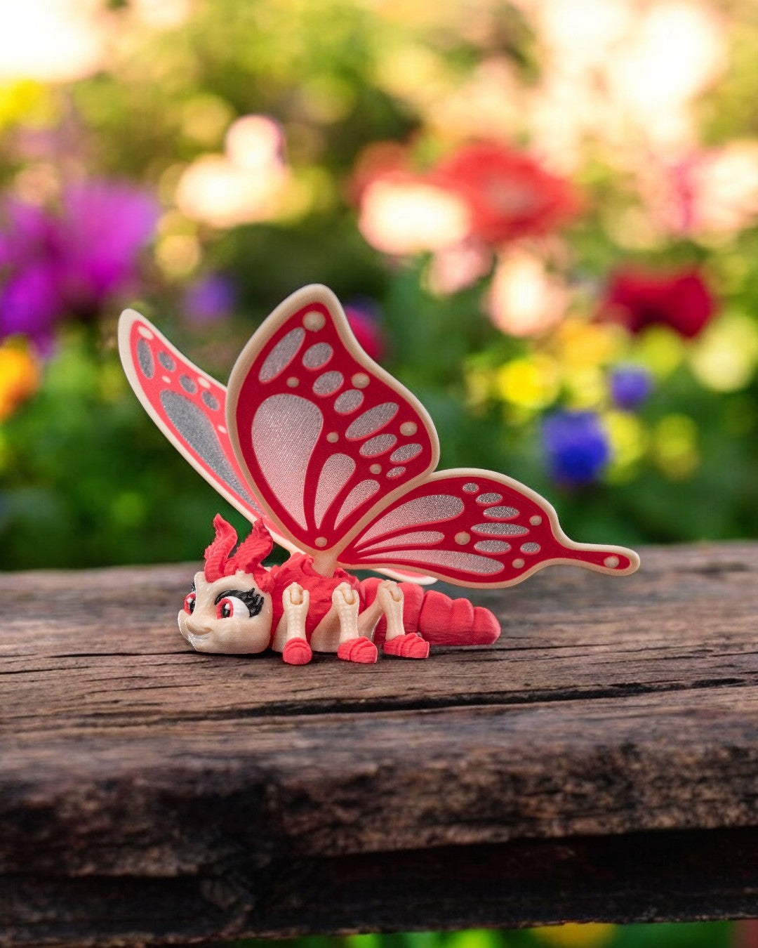 Butterfly – 3D-Printed Articulated Toy Bug