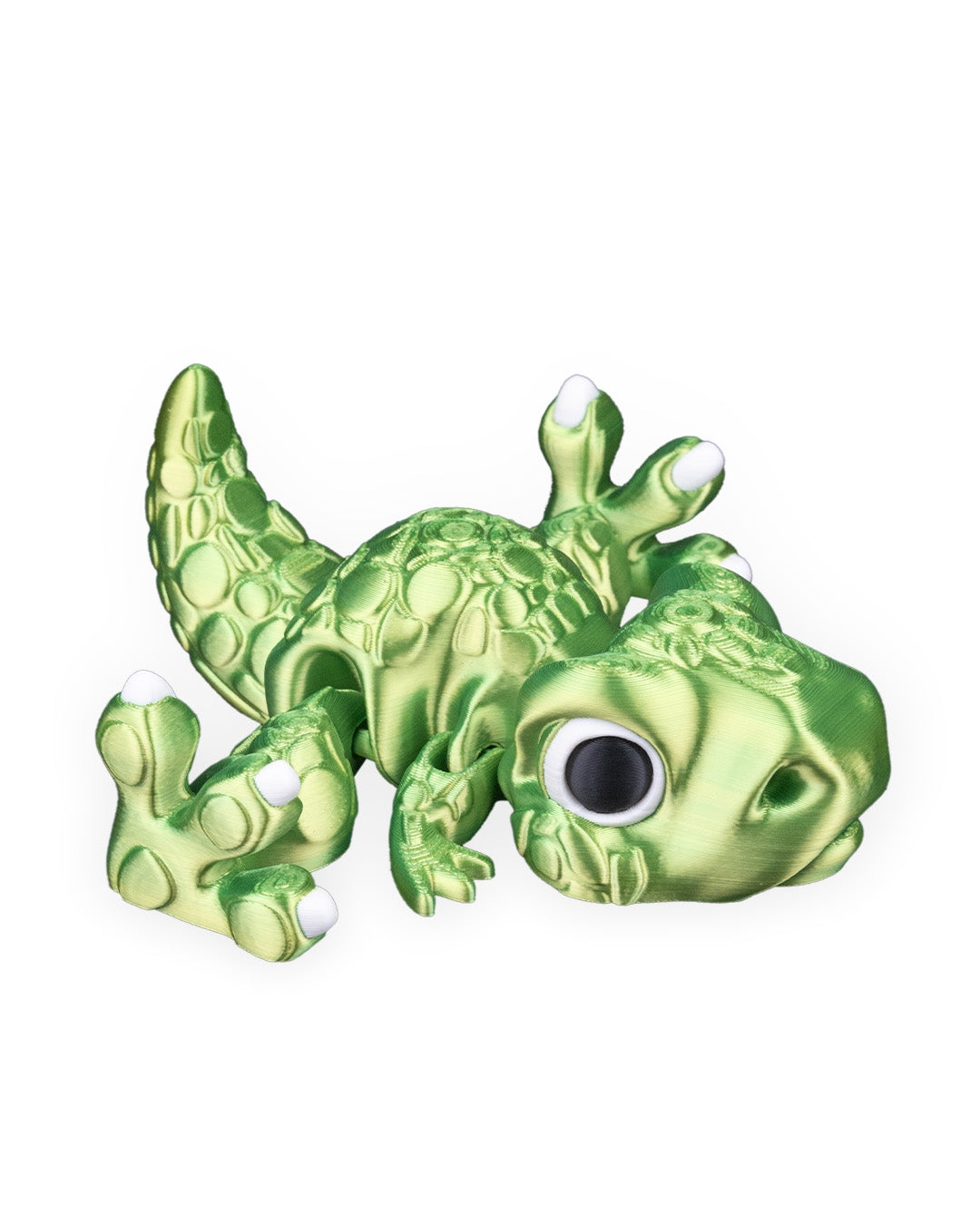Allosaurus Flexi Dinosaur Toy – 8cm Articulated Dino with Pull-Tail Mouth Action | Dual & Tri-Color Flexible Fidget Toy