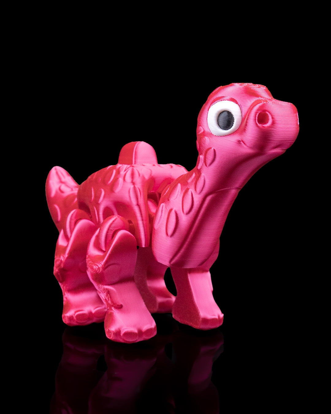 Apatosaurus Flexi Dinosaur Toy – 8cm Articulated Figure with Wiggly Legs | Dual & Tri-Color Flexible Dino Fidget Toy