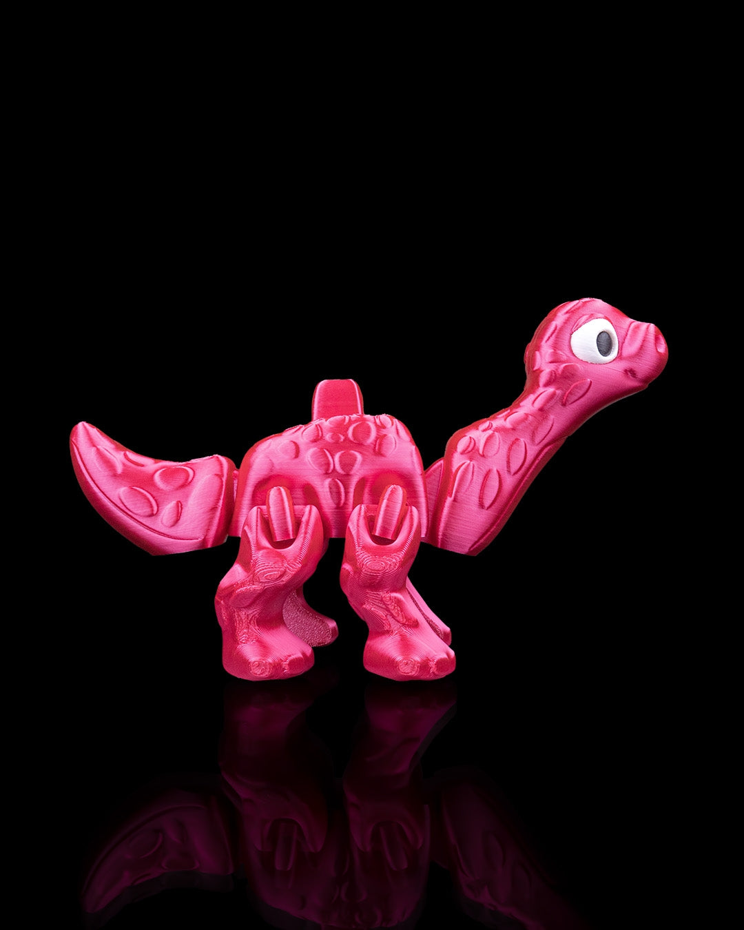 Apatosaurus Flexi Dinosaur Toy – 8cm Articulated Figure with Wiggly Legs | Dual & Tri-Color Flexible Dino Fidget Toy