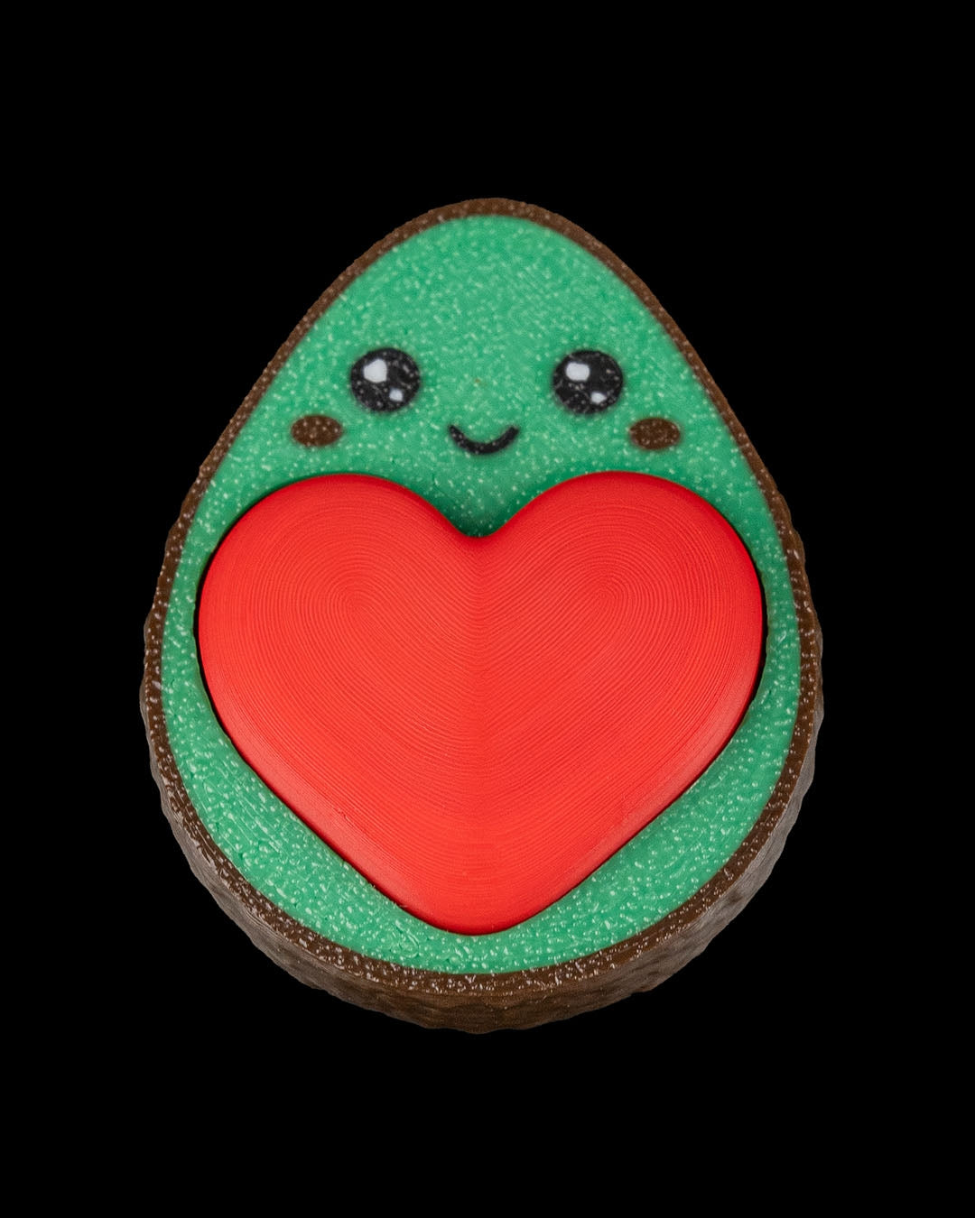 Kawaii Avocado Clicker Keychain – Soft & Simple Clicks!