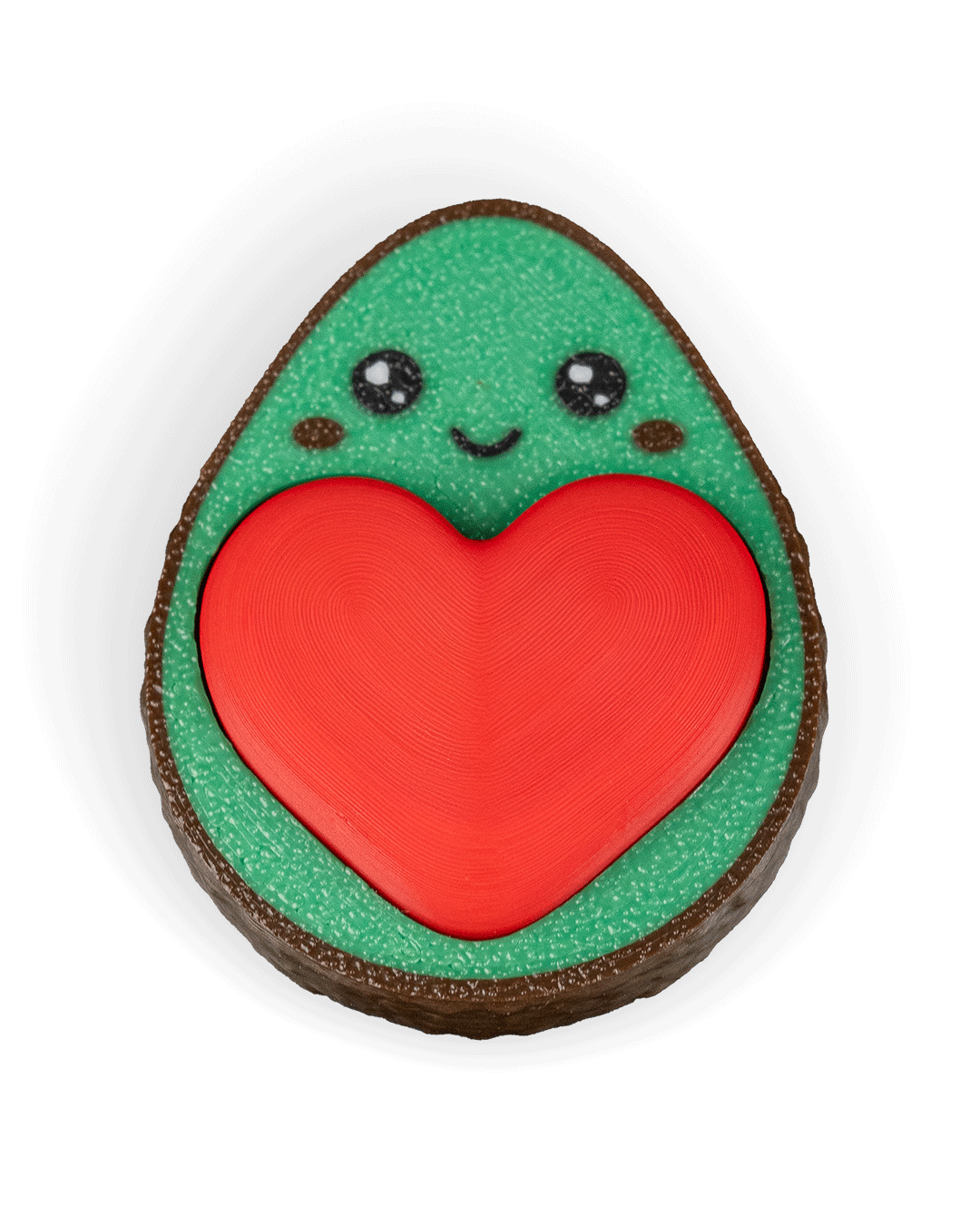 Kawaii Avocado Clicker Keychain – Soft & Simple Clicks!