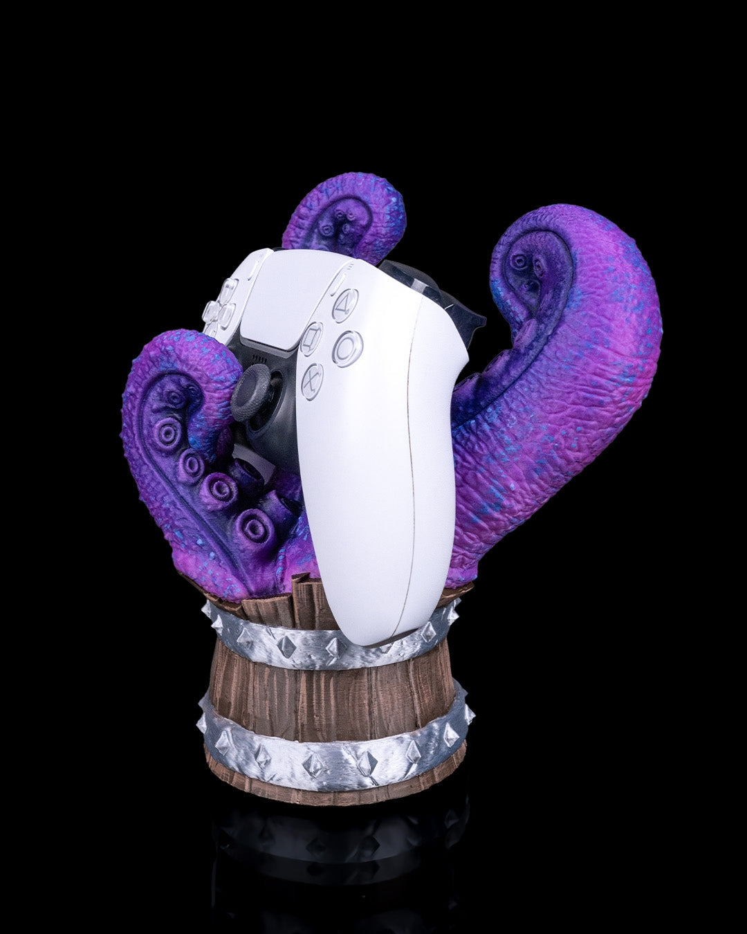 Barrel Royale – 3D Printed Controller & Remote Holder | Gaming Desk Organizer