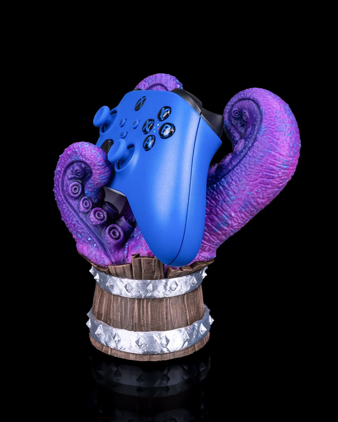 Barrel Royale – 3D Printed Controller & Remote Holder | Gaming Desk Organizer