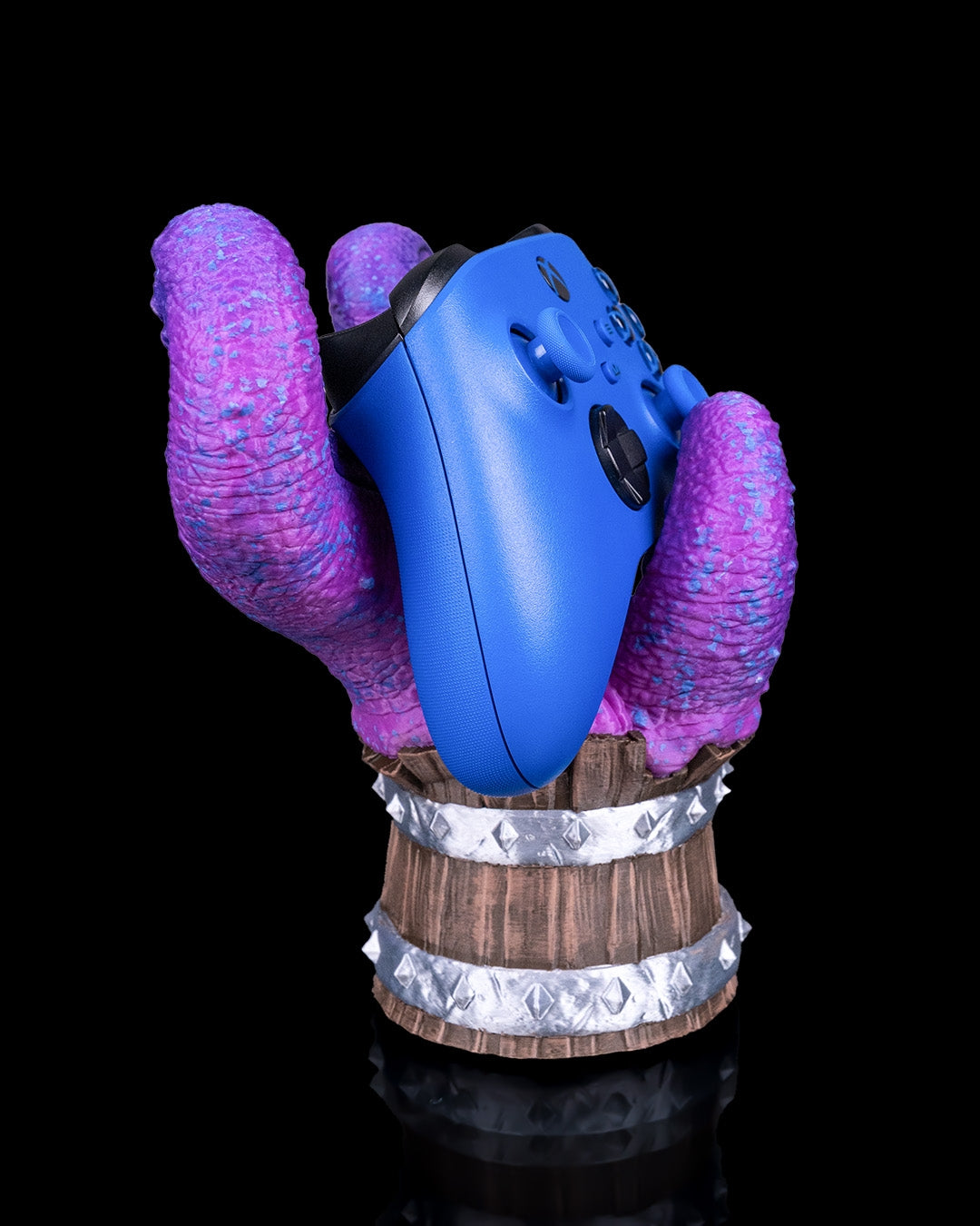 Barrel Royale – 3D Printed Controller & Remote Holder | Gaming Desk Organizer