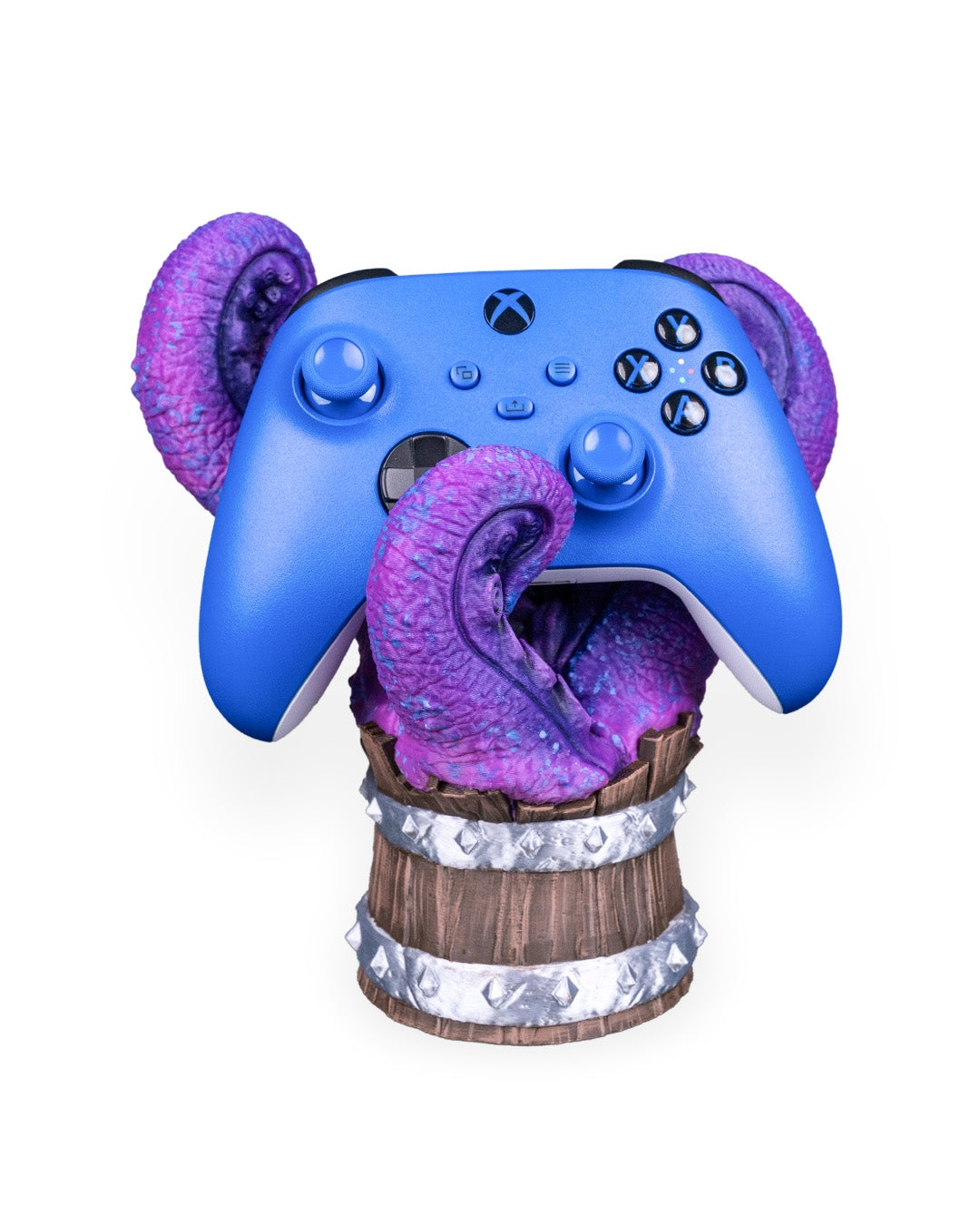 Barrel Royale – 3D Printed Controller & Remote Holder | Gaming Desk Organizer