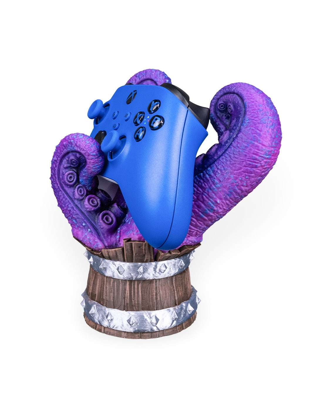 Barrel Royale – 3D Printed Controller & Remote Holder | Gaming Desk Organizer