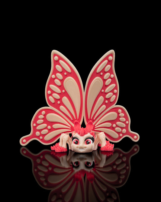 Butterfly – 3D-Printed Articulated Toy Bug