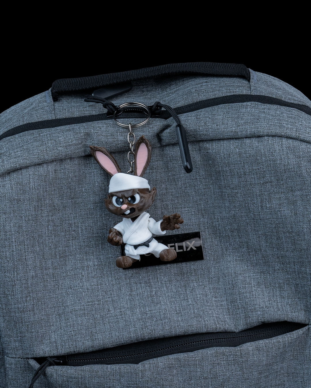 Bun Sensei– 3D Printed Articulated Toy & Keychain