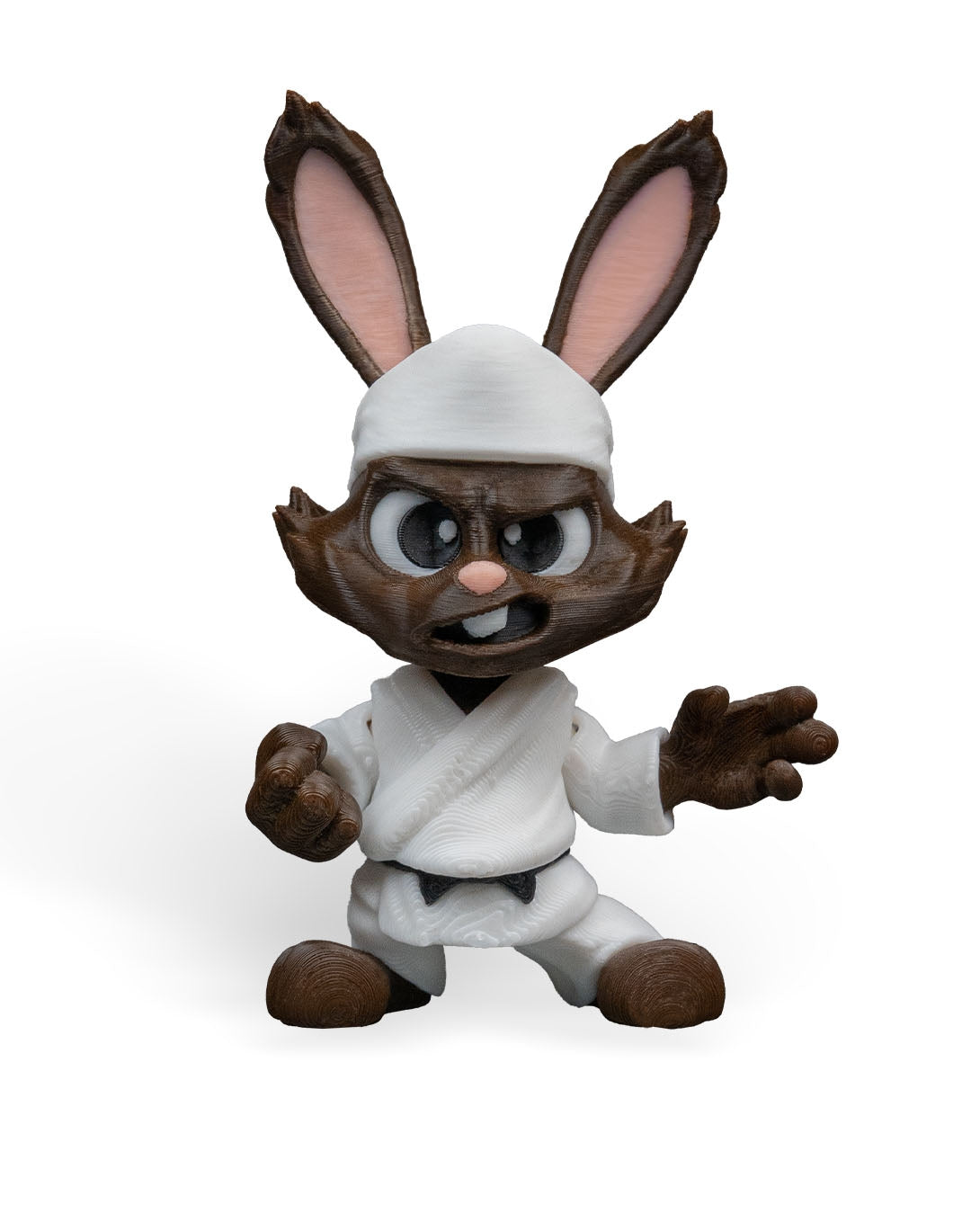 Bun Sensei– 3D Printed Articulated Toy & Keychain