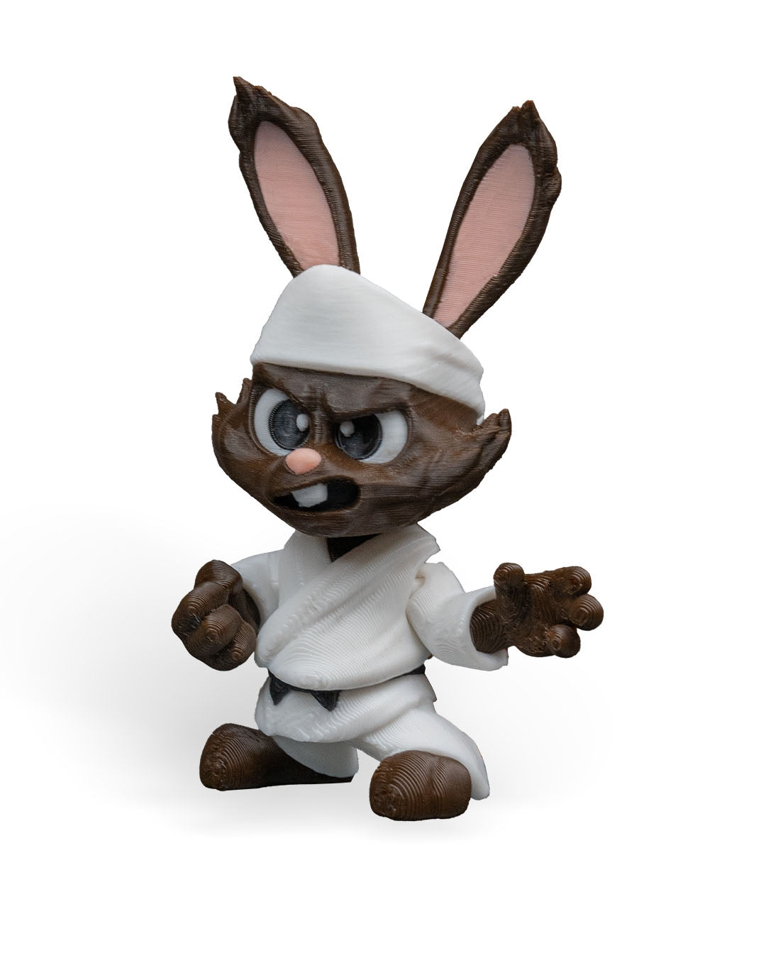 Bun Sensei– 3D Printed Articulated Toy & Keychain