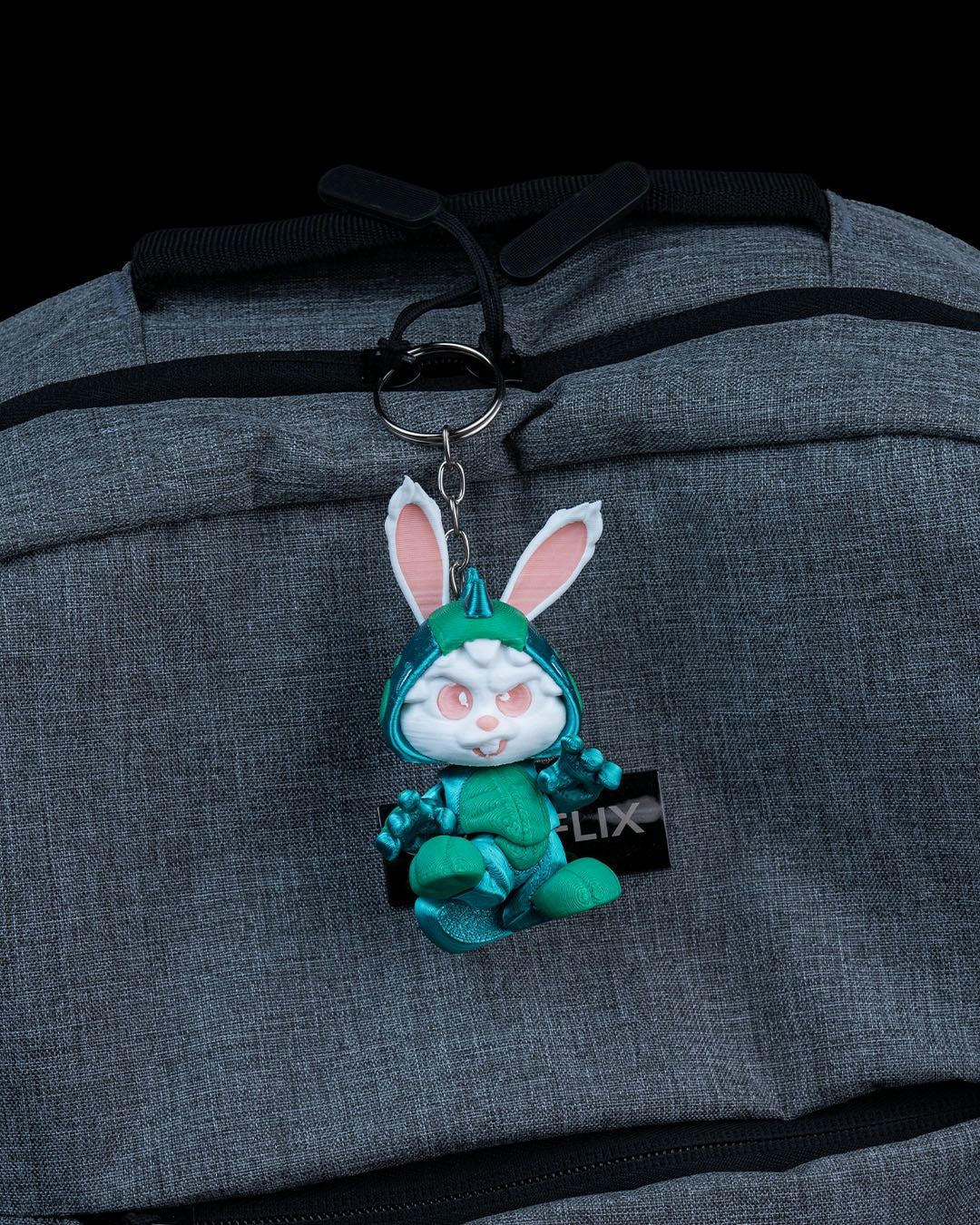 Bunnysaurus – 3D Printed Articulated Bunny Dinosaur Toy & Keychain