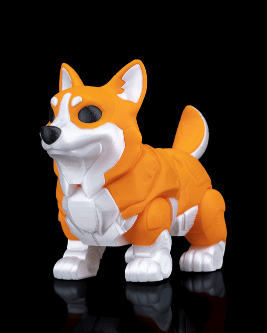 C0‑R61 “TerraGuardian” – 3D Printed Mini Earth Defender, Articulated Flexible Fidget Desk Pet & STEM Collectible