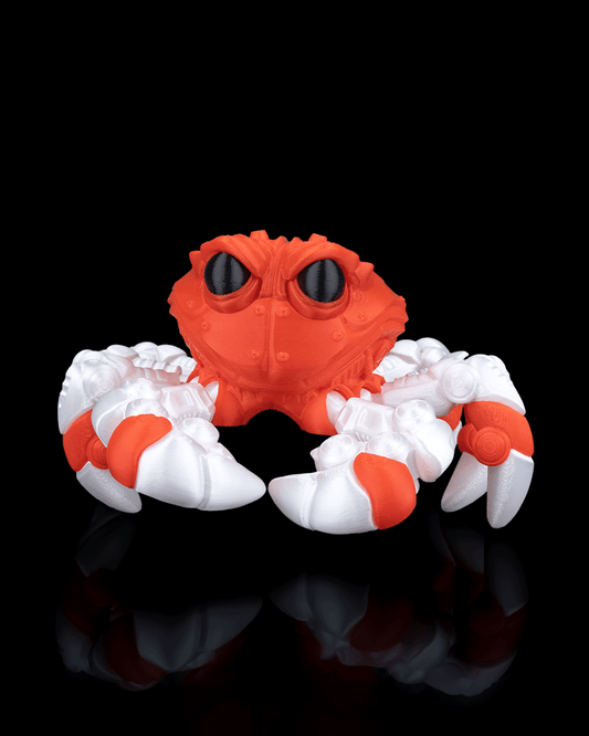 CR‑48 “ReefDefender” – 3D Printed Mini Reef Guardian, Articulated Flexible Fidget Desk Pet