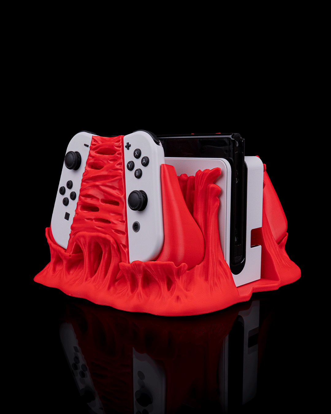Stretch It - Dual Nintendo Switch Controller Grip | Ergonomic & Flexible Gaming Holder | 3D Printed Joy-Con Accessory