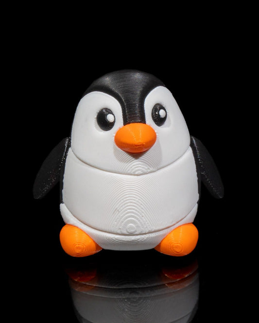 Chubby Penguin Pocket Pal Toy & Keychain