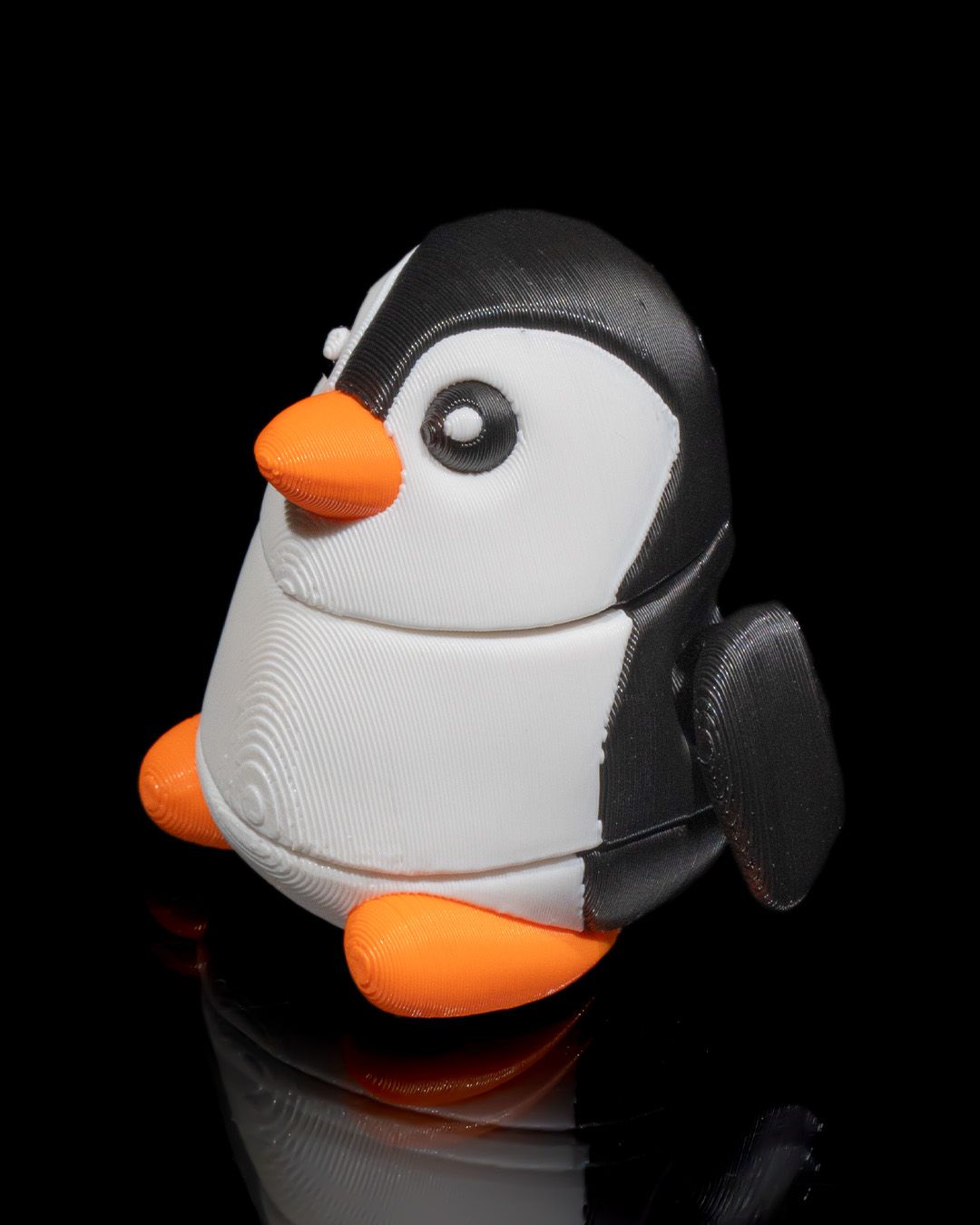 Chubby Penguin Pocket Pal Toy & Keychain