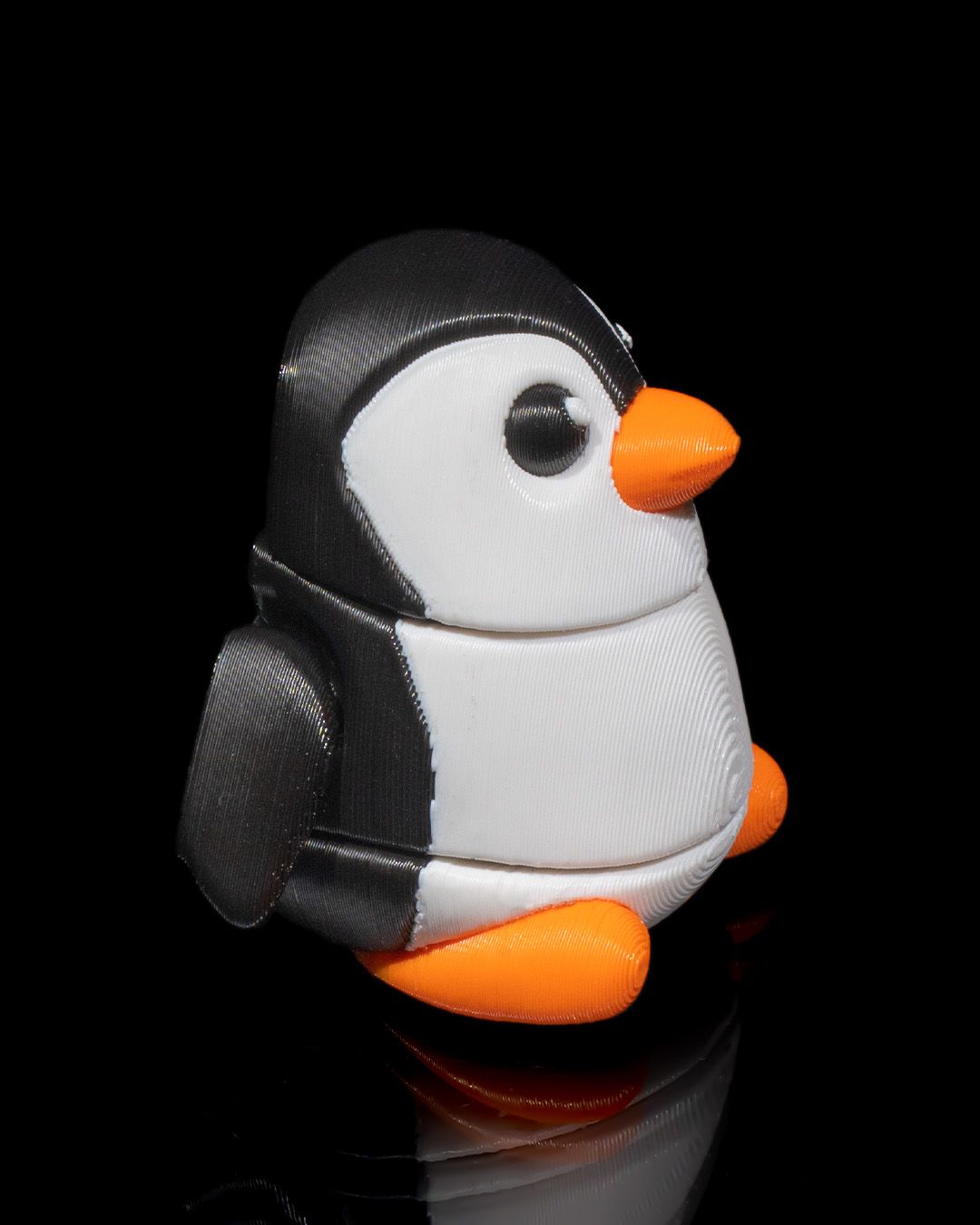 Chubby Penguin Pocket Pal Toy & Keychain