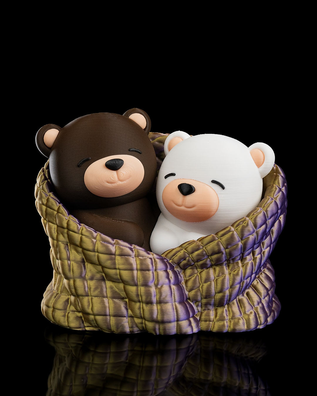 3D Printed Cuddling Bears