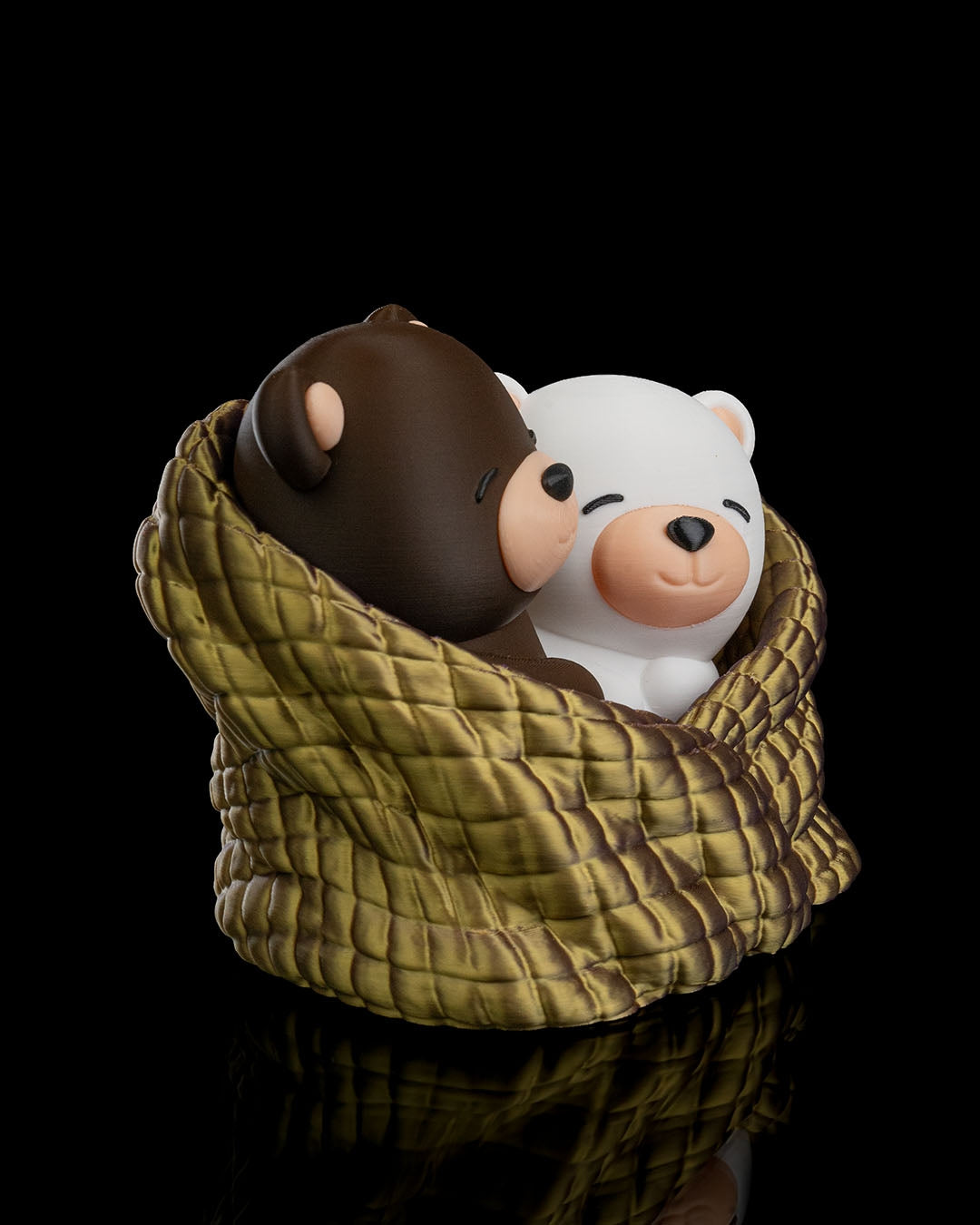 3D Printed Cuddling Bears