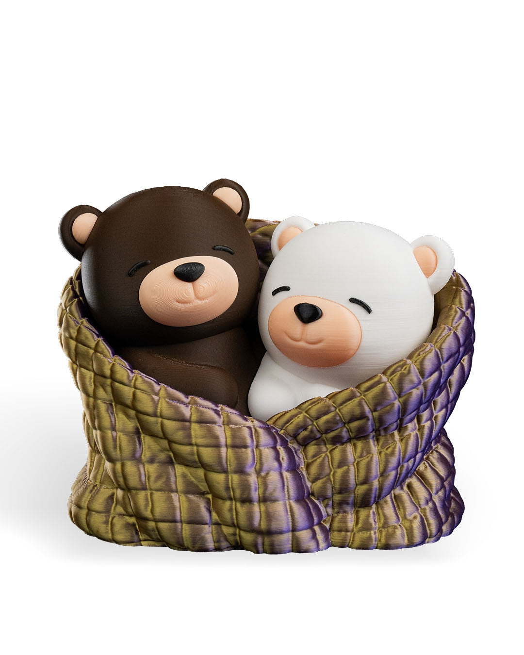 3D Printed Cuddling Bears