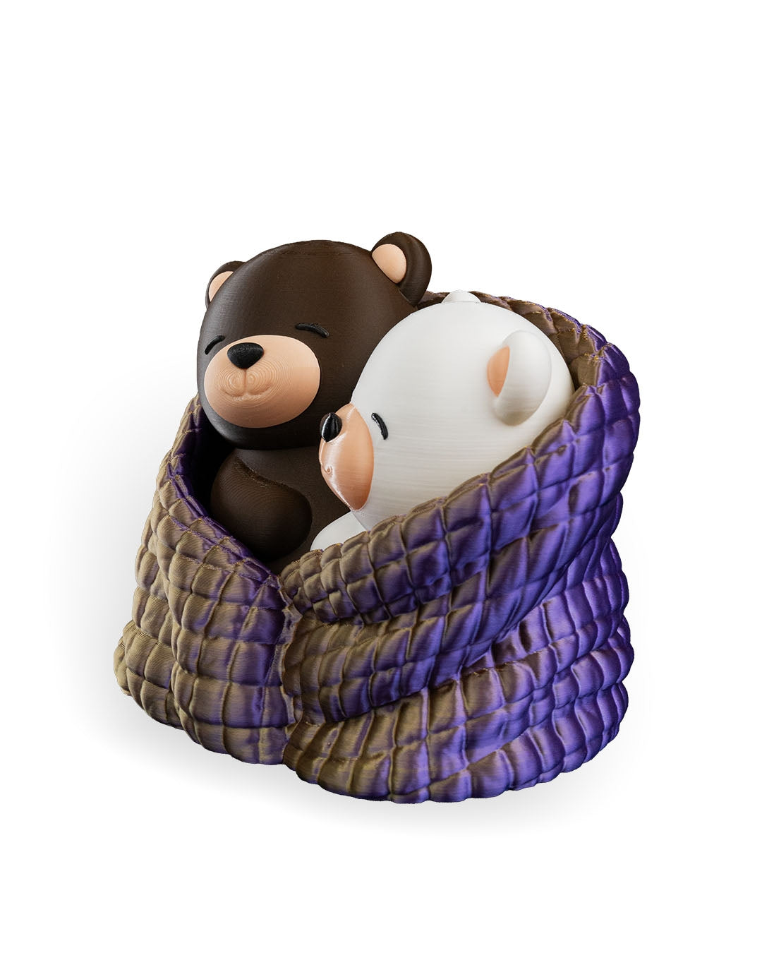 3D Printed Cuddling Bears