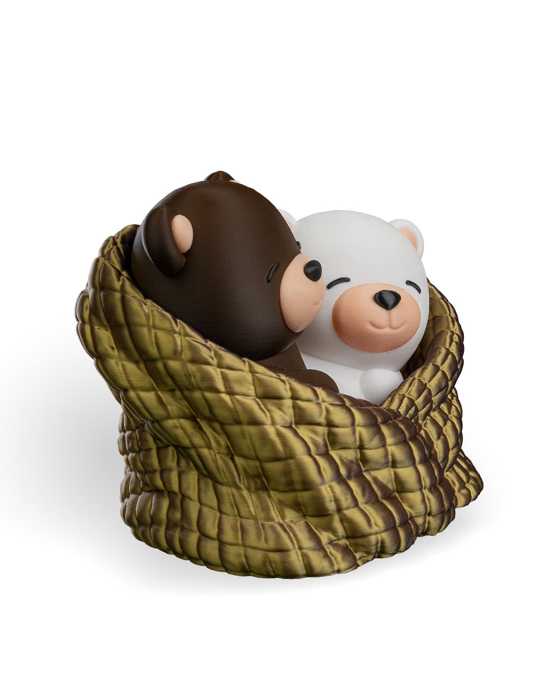 3D Printed Cuddling Bears